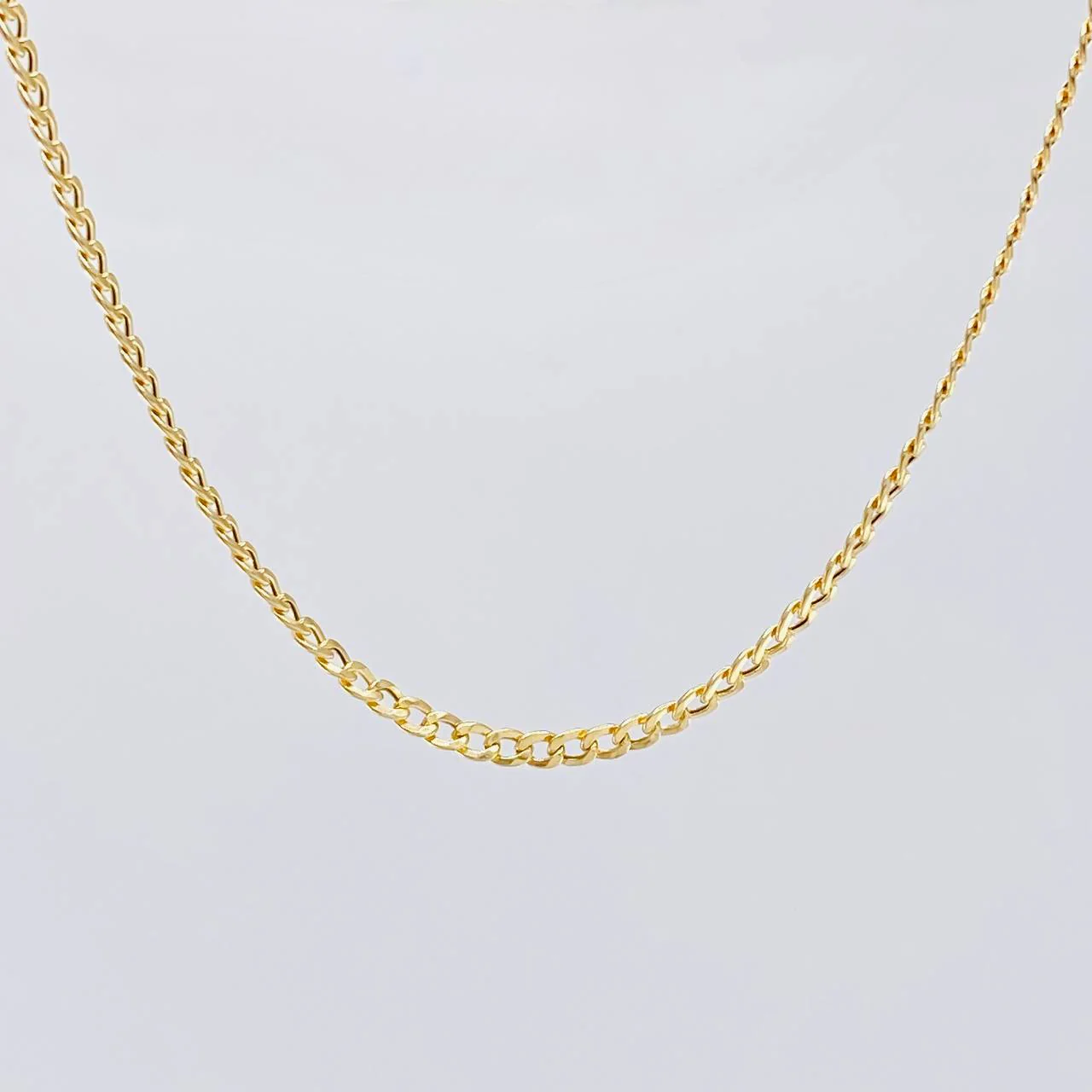 Cadena Cubana 2.1 g / 60 cm / 1.9 mm Oro Amarillo 18K