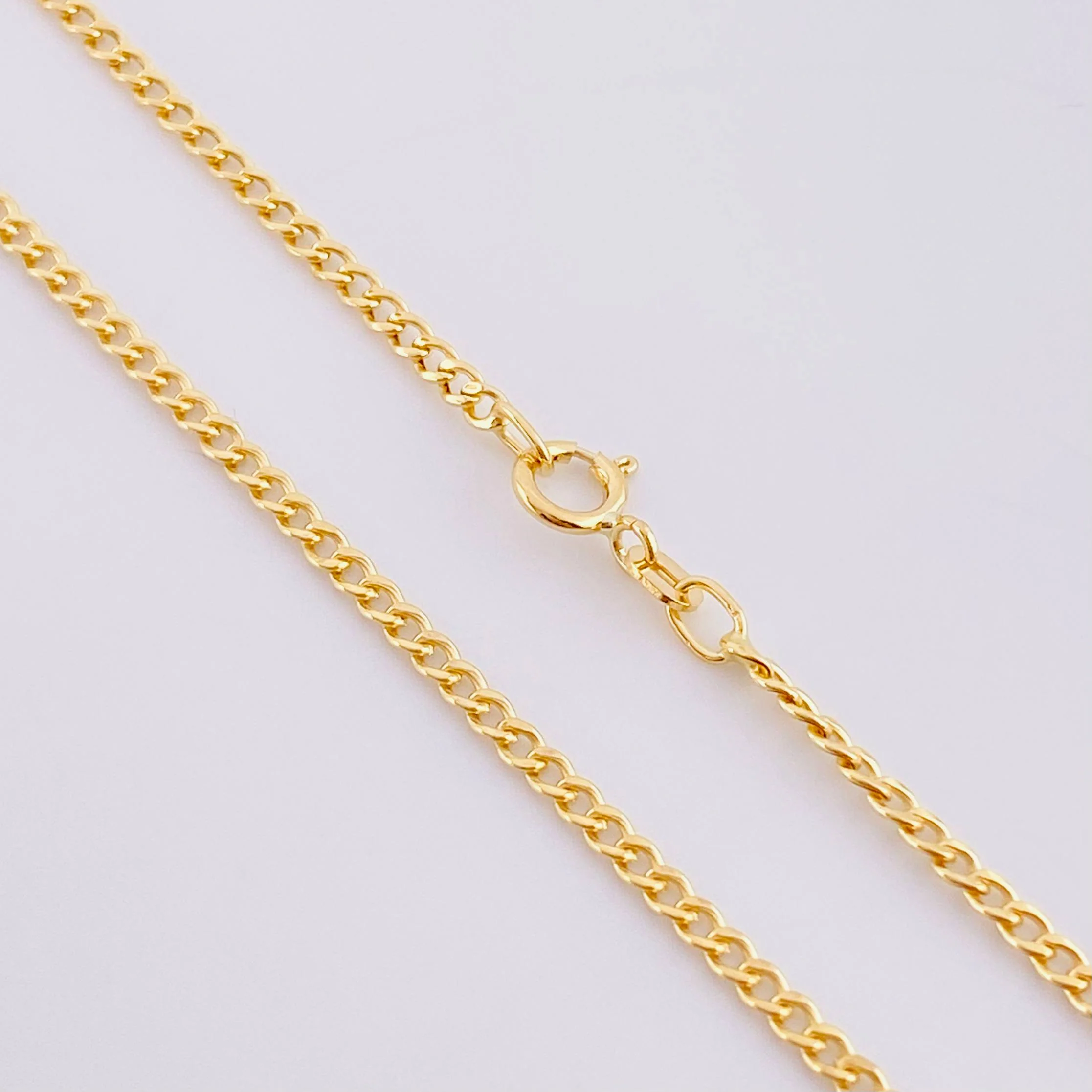 Cadena Cubana 2.1 g / 60 cm / 2 mm Oro Amarillo 18K - Image 2