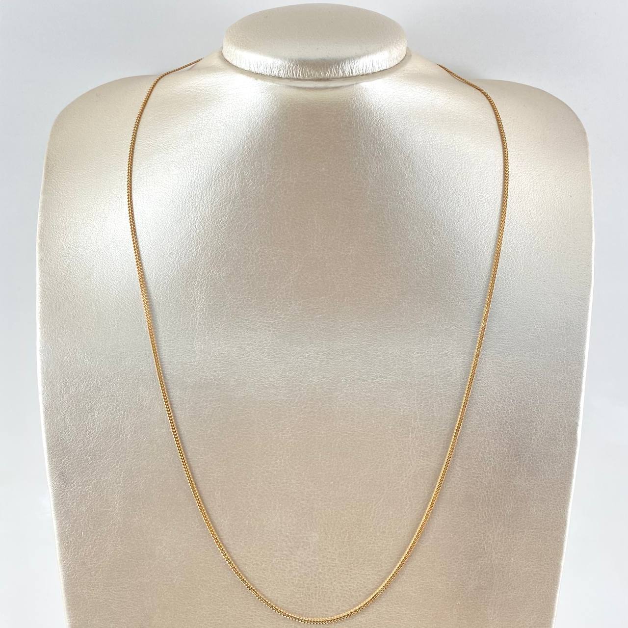 Cadena Cubana 2.1 g / 60 cm / 2 mm Oro Amarillo 18K - Image 5
