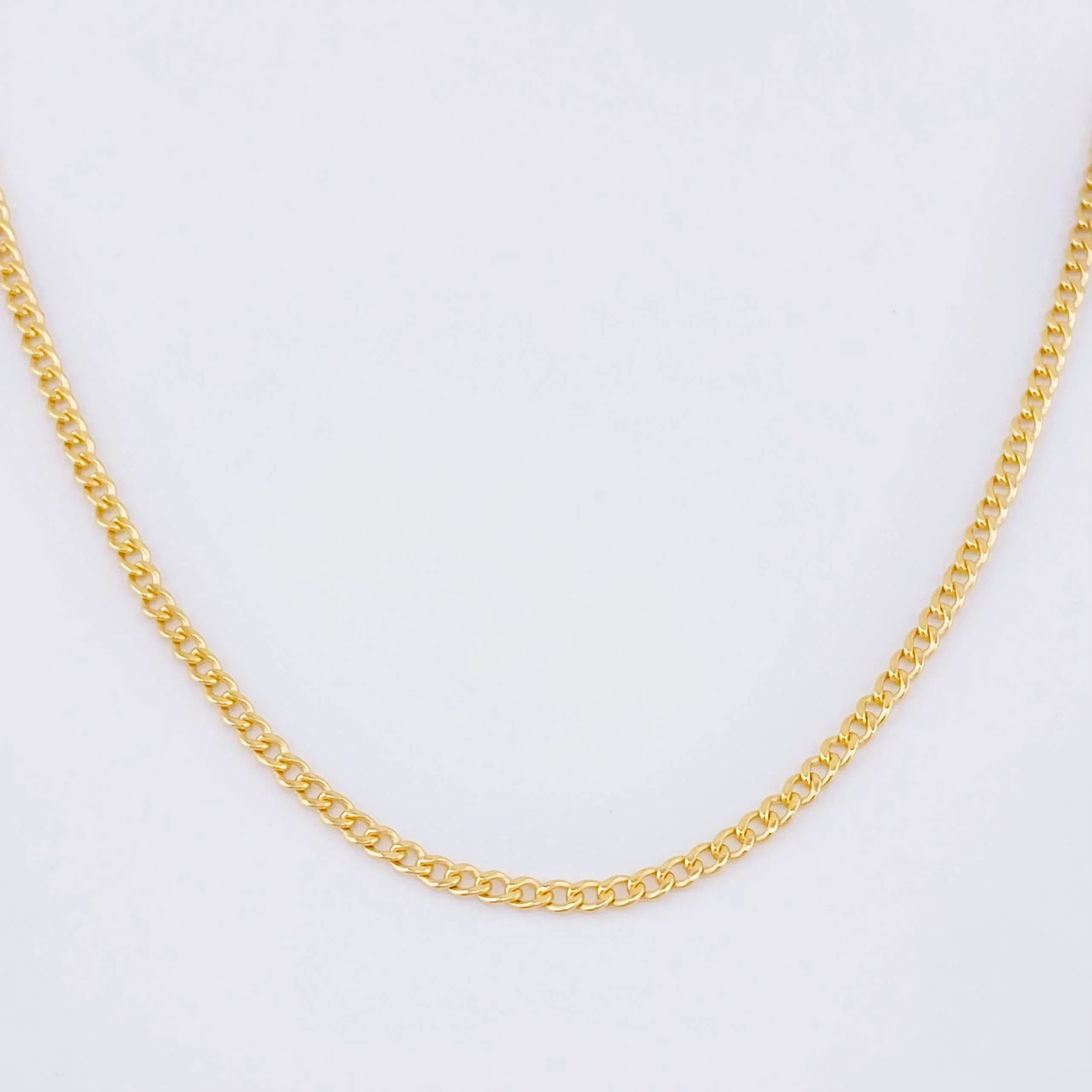 Cadena Cubana 2.1g / 61cm / 2.6mm Oro Amarillo 18K