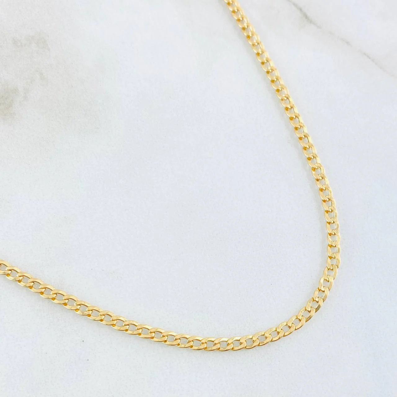 Cadena Cubana 2.25 g / 50.1 cm / 1.7 mm Oro Amarillo 18K
