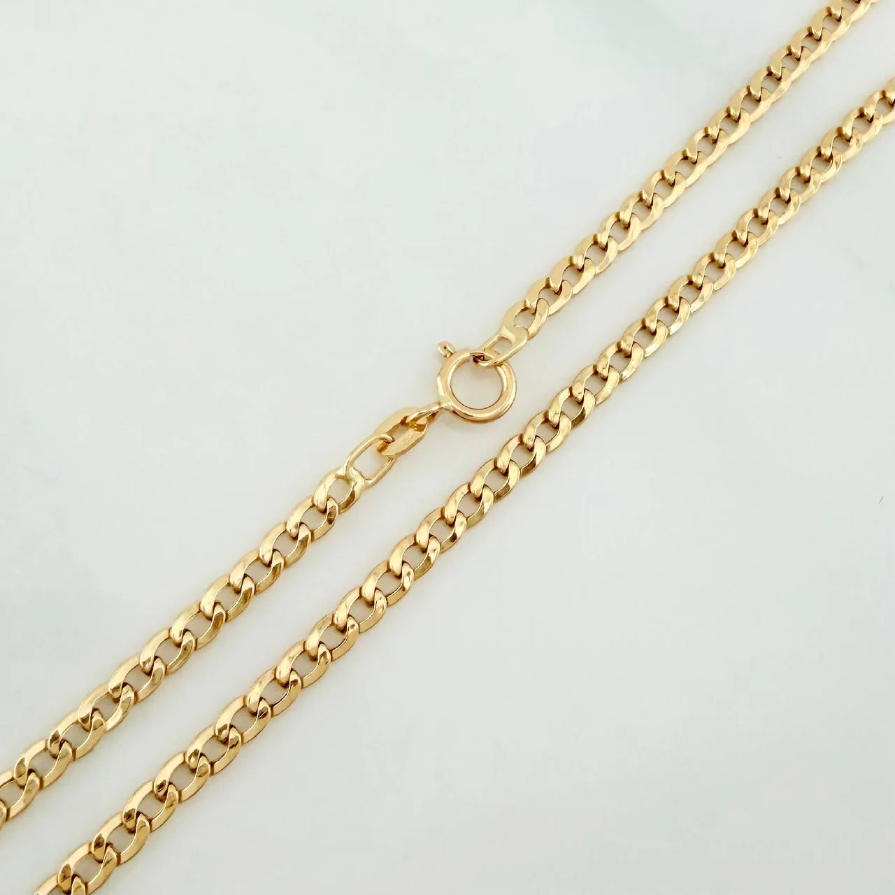 Cadena Cubana 2.4 g / 50.3 cm / 2.45 mm Oro Amarillo 18K - Image 3