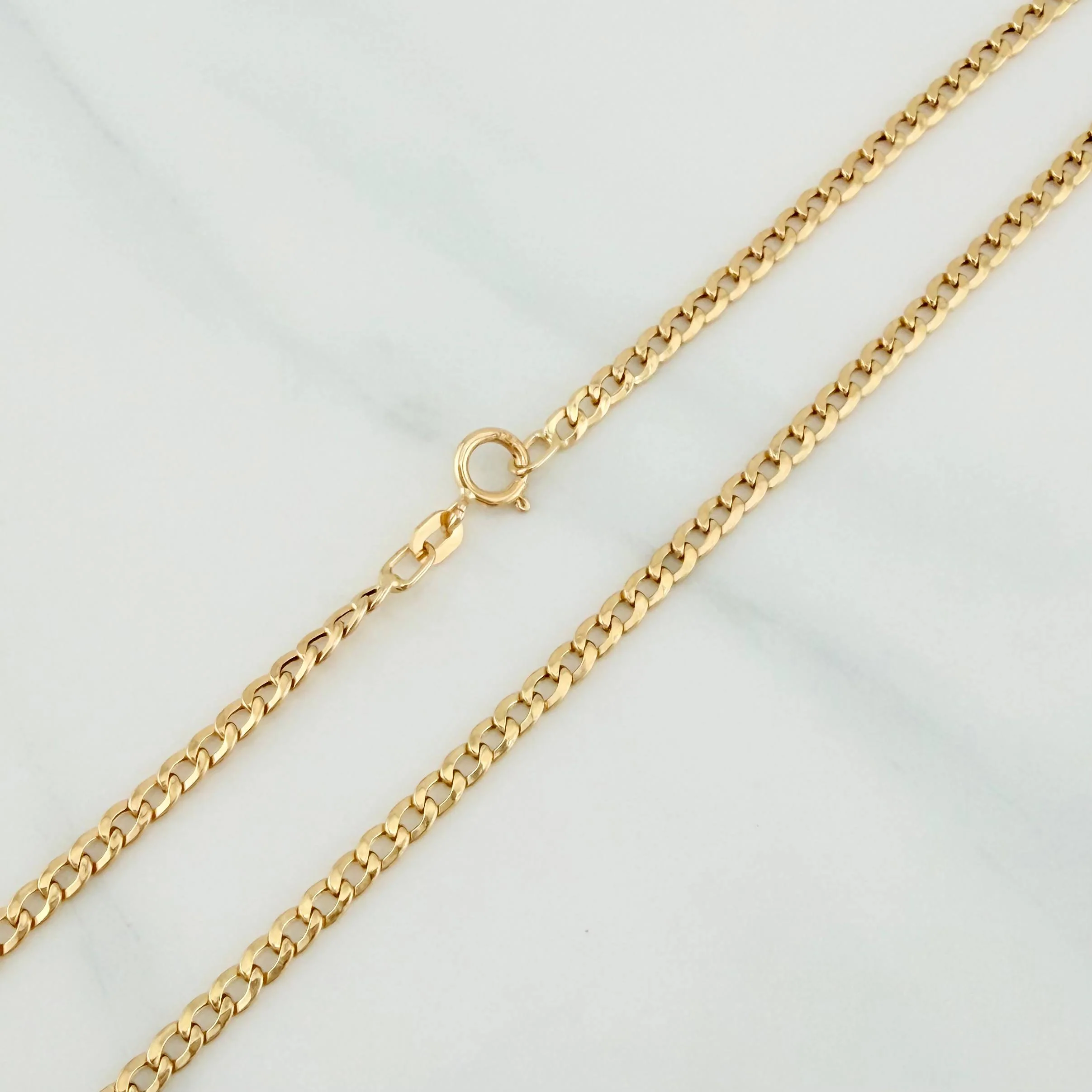 Cadena Cubana 2.45 g / 51 cm / 2.4 mm Oro Amarillo 18K - Image 4