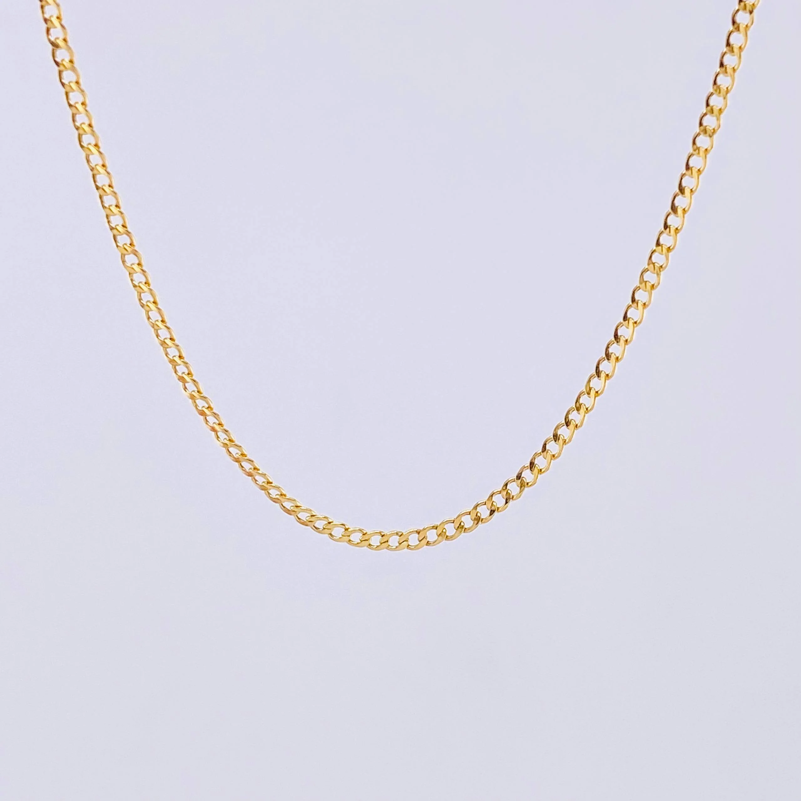 Cadena Cubana 2.75gr / 50cm / 2.6mm Oro Amarillo +1 18K * - Image 2