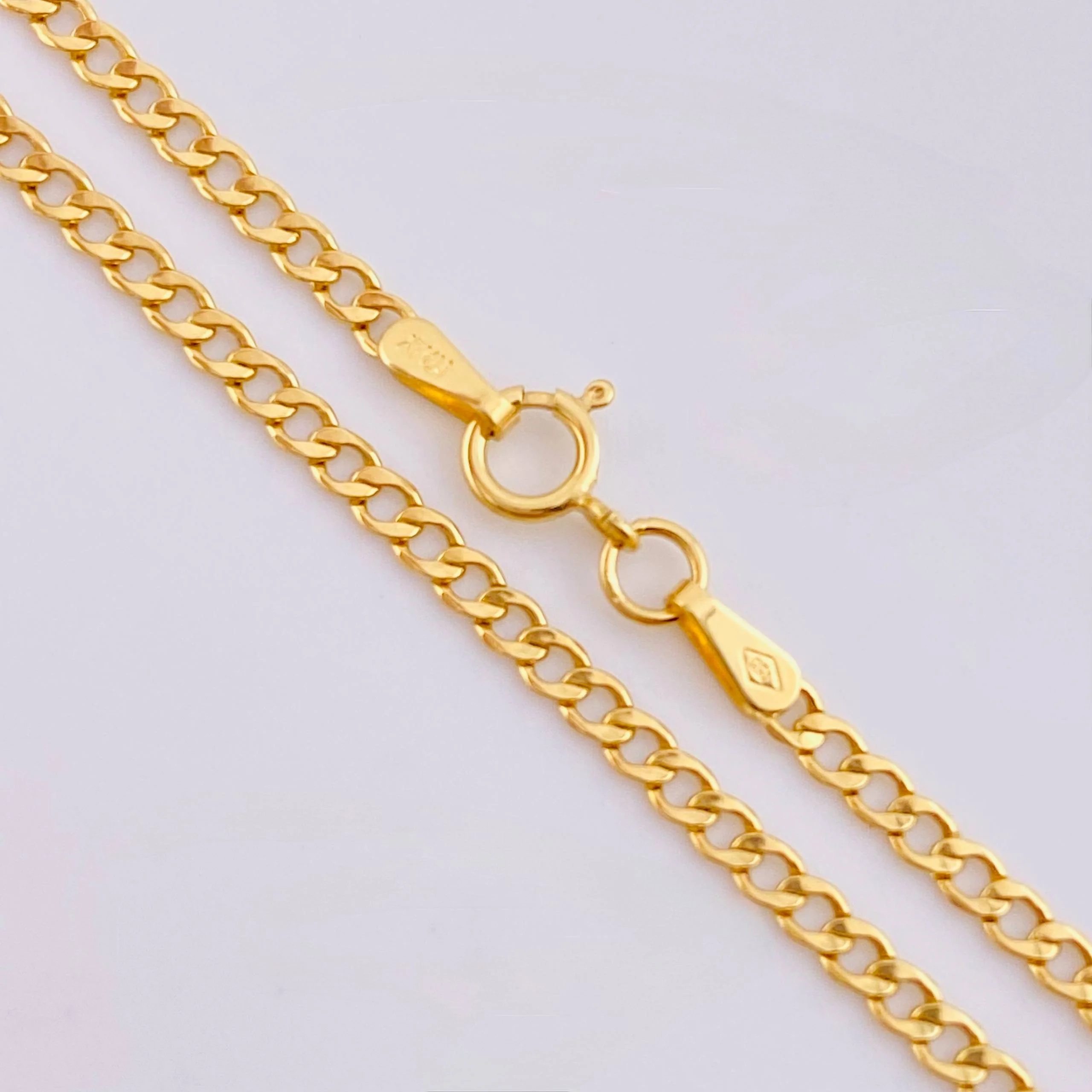 Cadena Cubana 2.85gr / 50cm / 2.6mm Oro Amarillo +1 18K © - Image 4