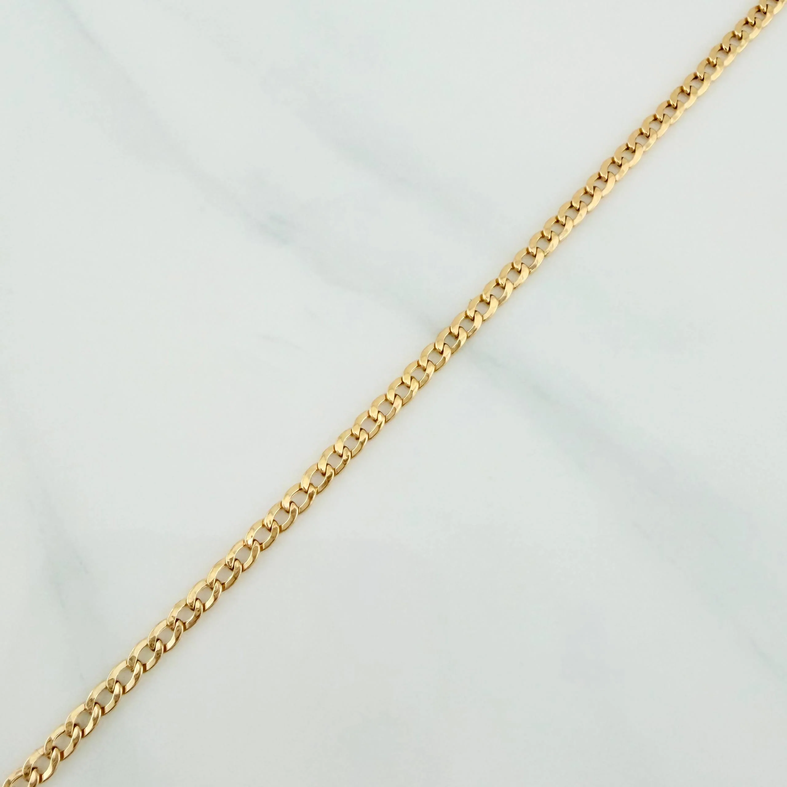 Cadena Cubana 2.9 g / 50 cm / 2.2 mm Oro Amarillo 18K - Image 3