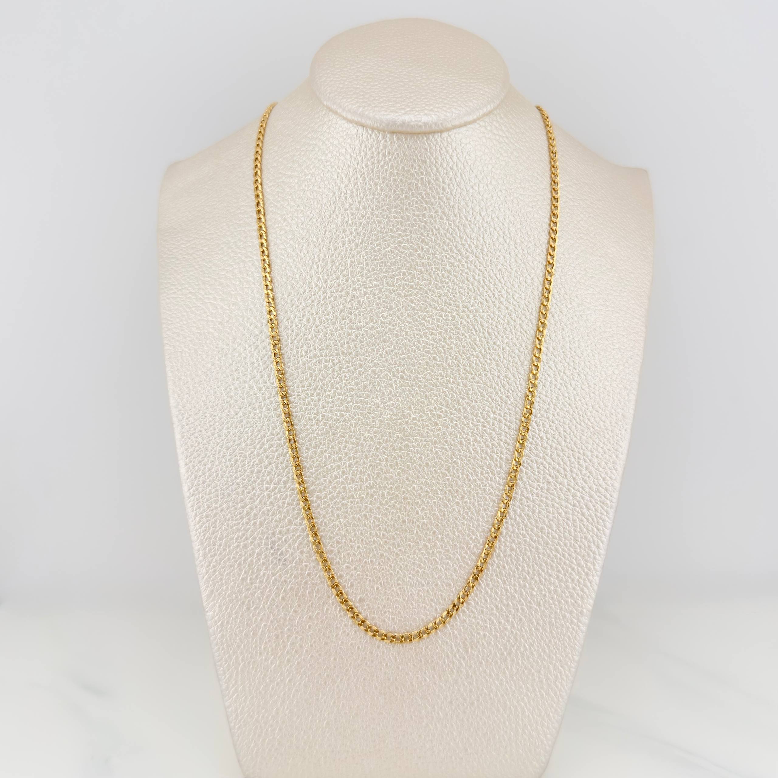 Cadena Cubana 2.9 g / 50 cm / 2.2 mm Oro Amarillo 18K - Image 6