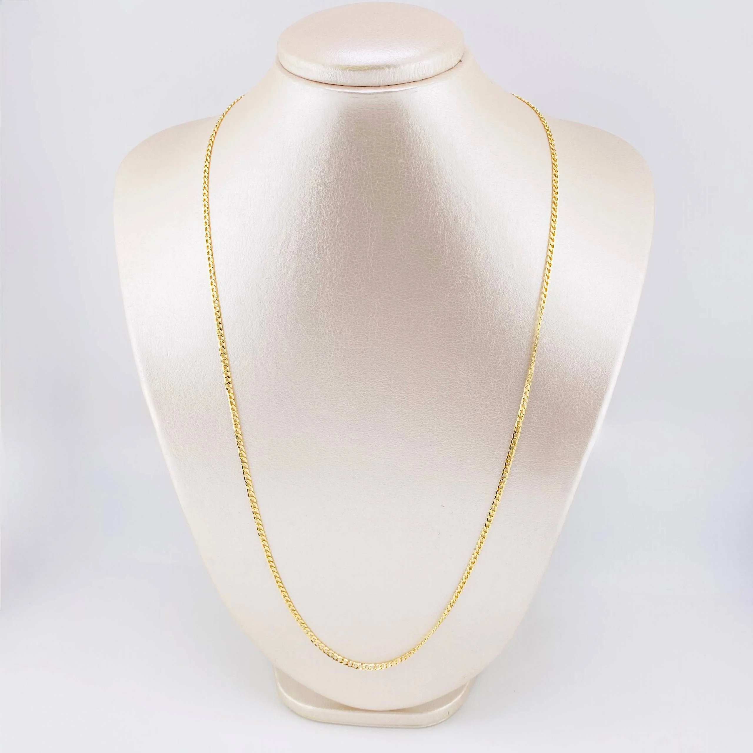 Cadena Cubana 2.9 g / 61 cm / 2.4 mm Oro Amarillo 18K - Image 6