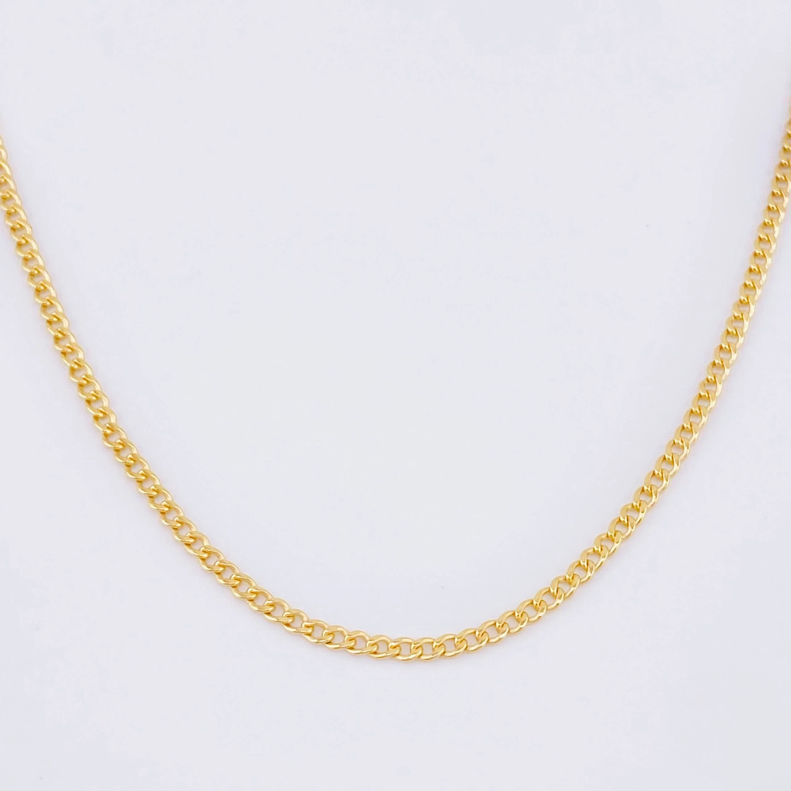 Cadena Cubana 2g / 61cm / 1.8mm Oro Amarillo 18K