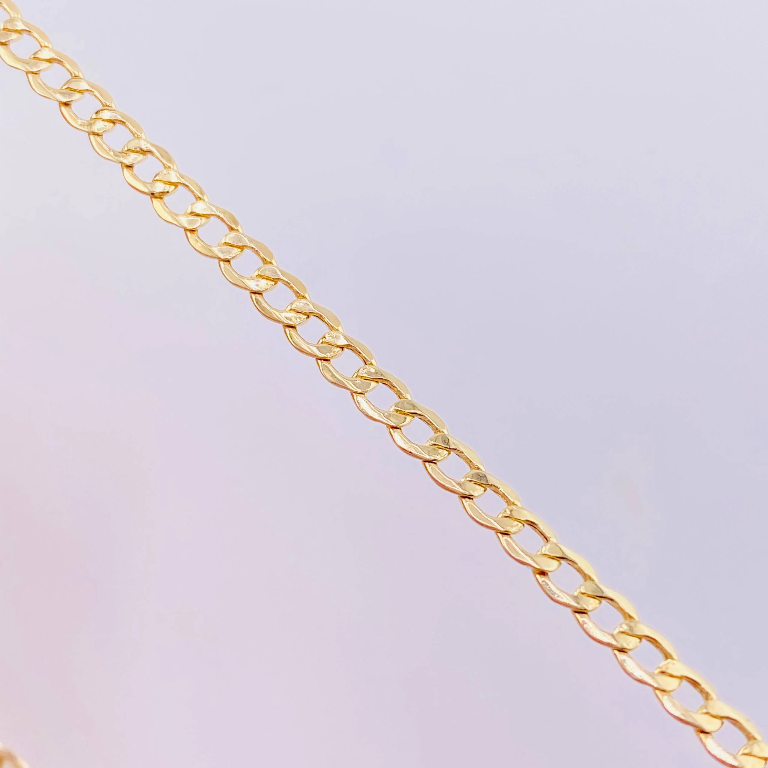 Cadena Cubana 4.35 g / 44 cm / 3.3 mm Oro Amarillo 18K - Image 3