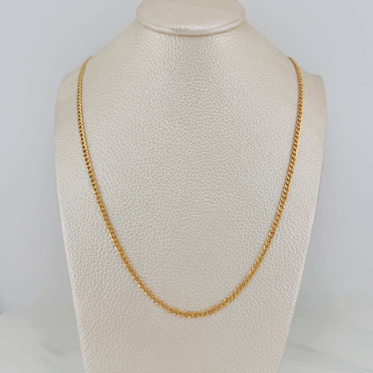 Cadena Cubana 3.45gr / 70cm / 2.6mm Oro Amarillo +1 18K $ - Image 6
