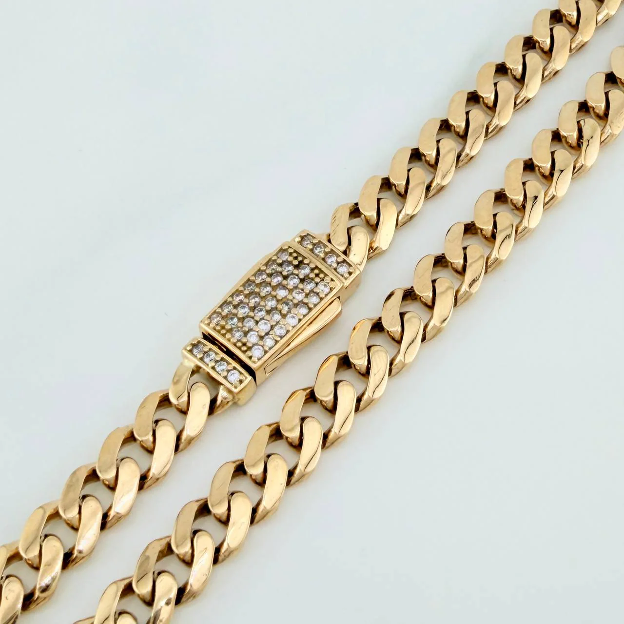 Cadena Cubana 30.3gr / 60.2cm / 6.7mm Oro Amarillo Nac.Esp. 18K $ - Image 3