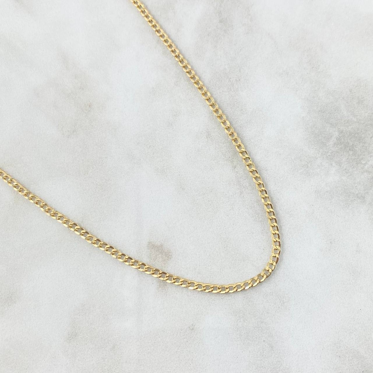 Cadena Cubana 4.1gr / 60cm / 2.3mm Oro Amarillo +1 18K ©