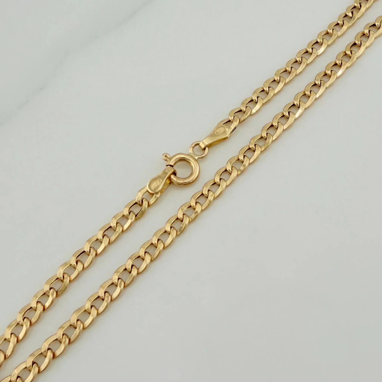 Cadena Cubana 4.45gr / 61cm / 3.1mm Oro Amarillo +1 18K $ - Image 3