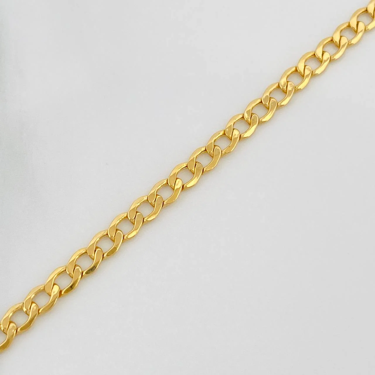 Cadena Cubana 4.7gr / 45.2cm / 3.28mm Oro Amarillo +1 18K $ - Image 5