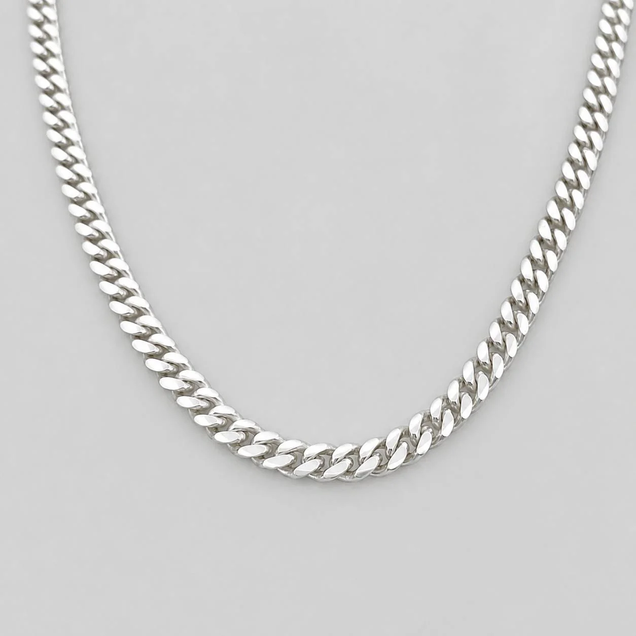 Cadena Cubana 40.35 g / 70.05 cm / 4.65 mm Plata 950 - Image 2