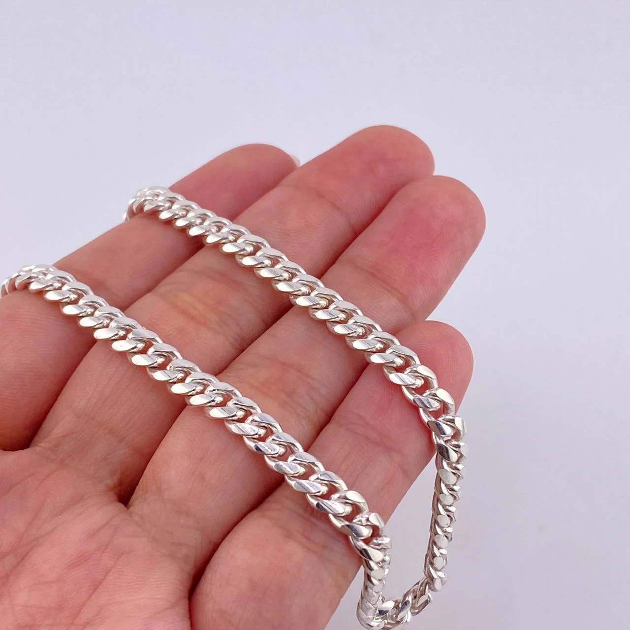 Cadena Cubana 40.95 g / 60 cm / 4.95 mm Plata 925 - Image 5