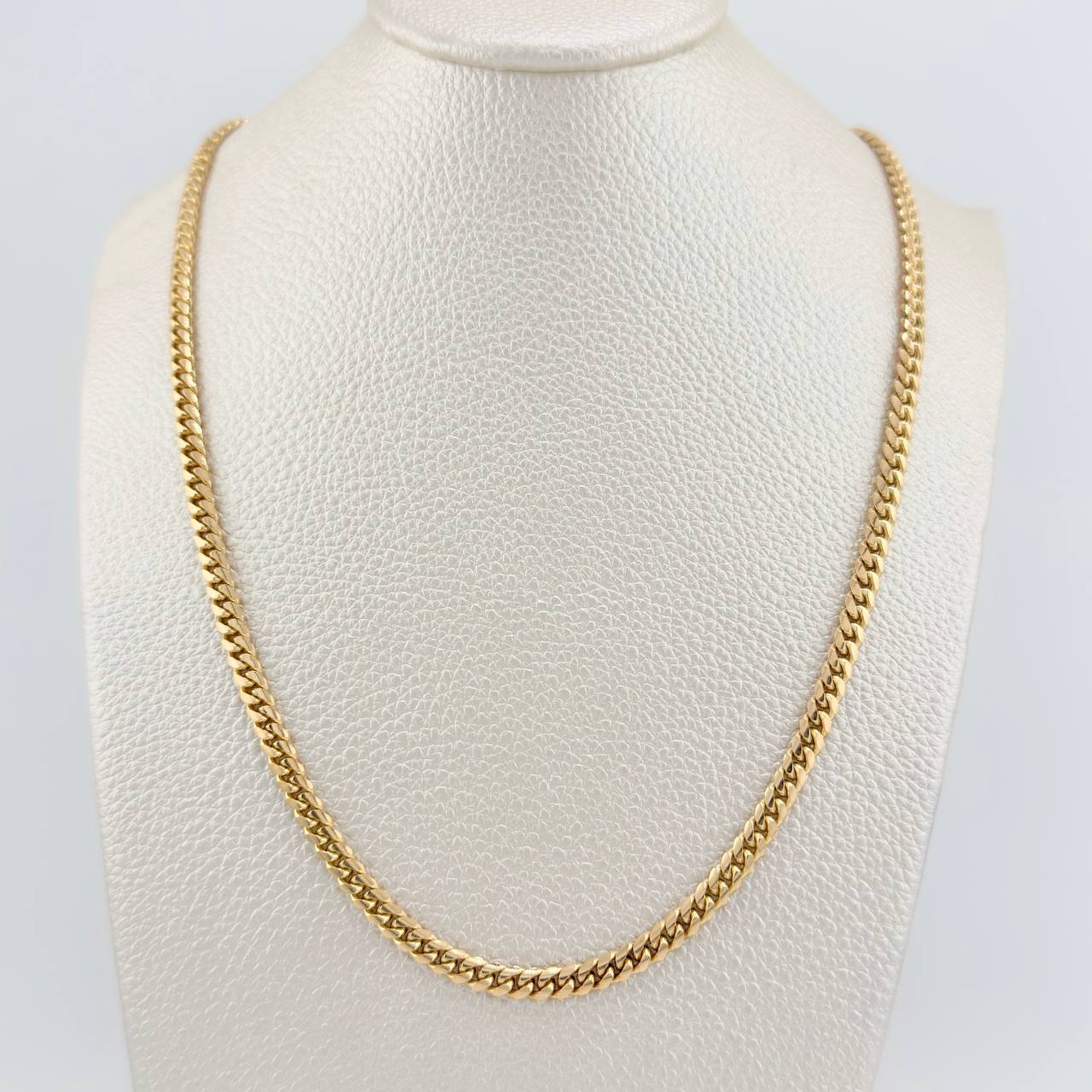 Cadena Cubana 41.9gr / 72cm / 4mm Oro Amarillo 18K - Image 4