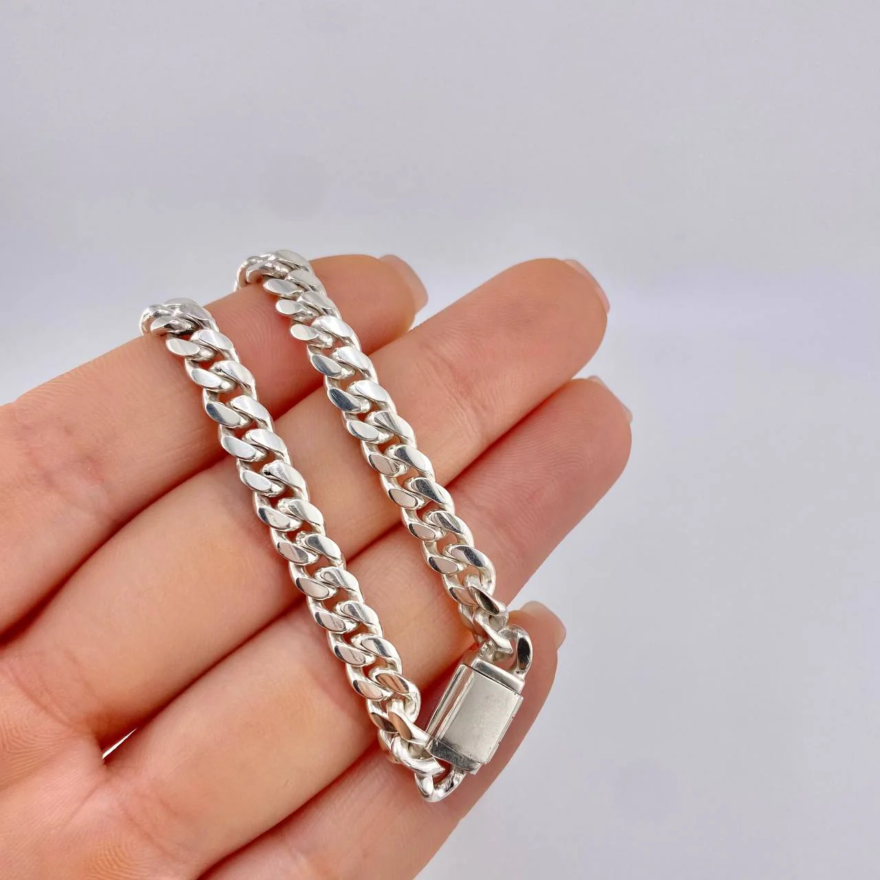 Cadena Cubana 49.3 g / 61 cm / 5.6 mm Plata 925 - Image 2