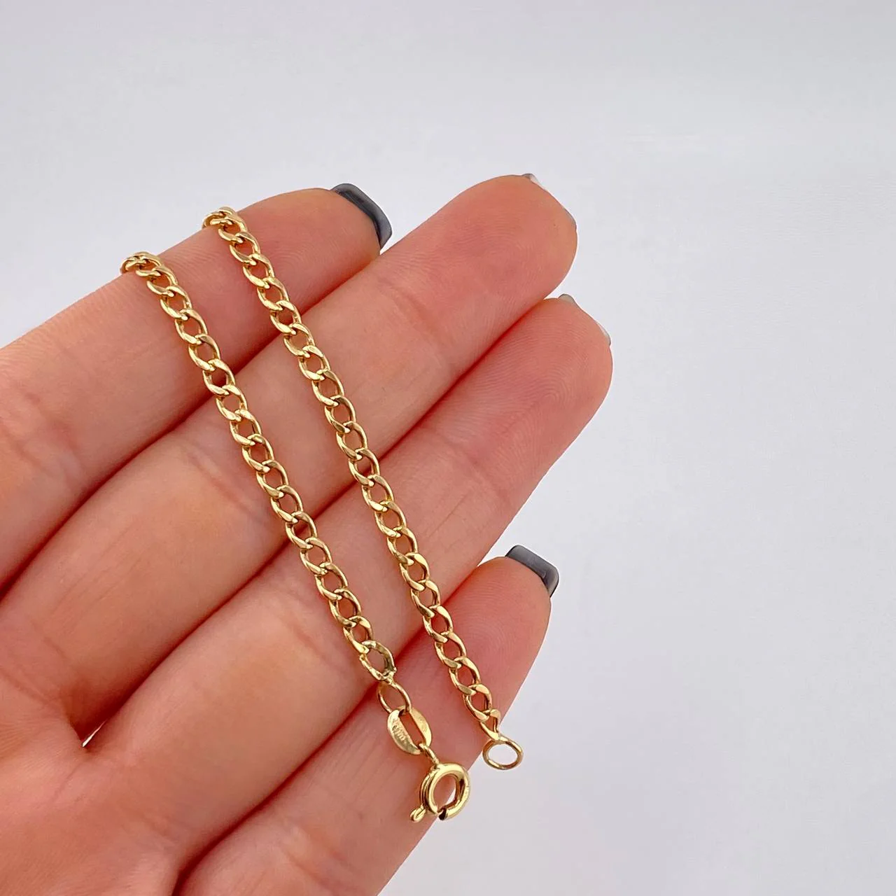 Cadena Cubana 8.15 g / 80.3 cm / 2.95 mm Oro Amarillo 18K - Image 3