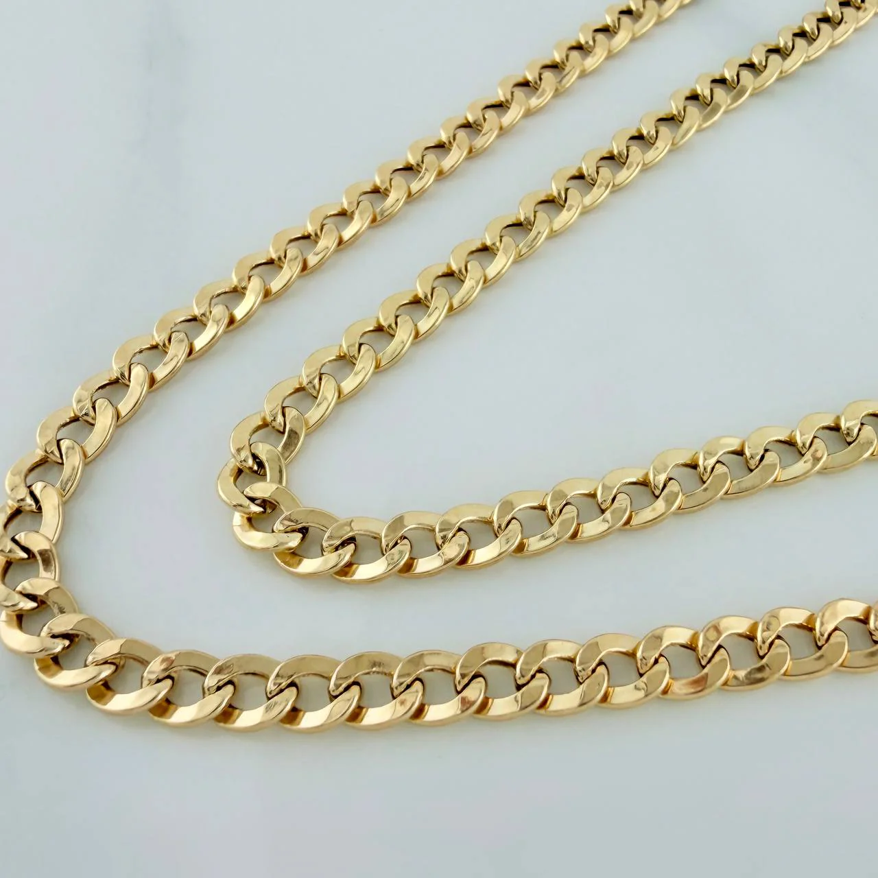 Cadena Cubana 9.05gr / 71.5cm / 4.1mm Oro Amarillo +1 18K $ - Image 4