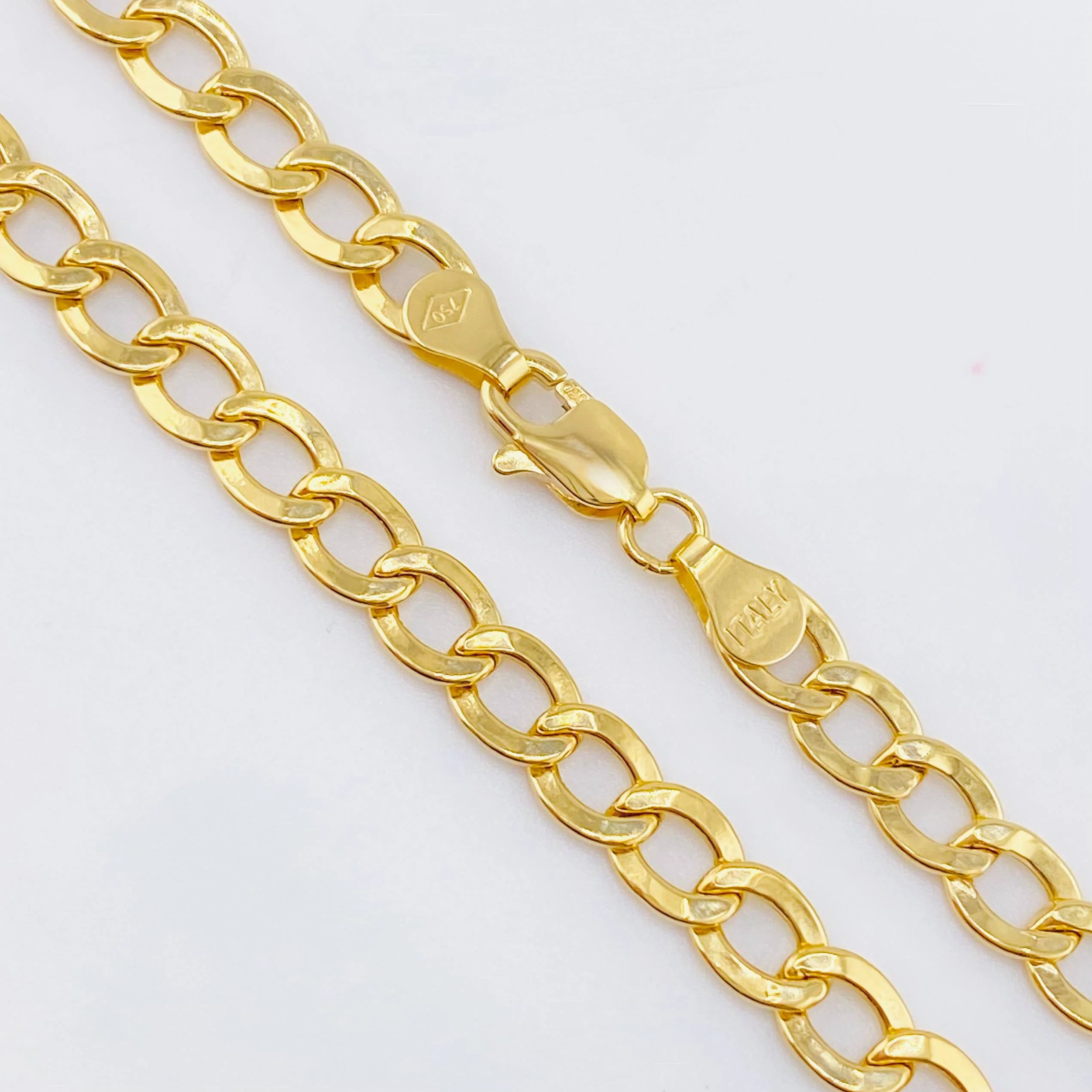 Cadena Cubana 9.15gr / 60cm / 4.9mm Oro Amarillo +1 18K * - Image 2