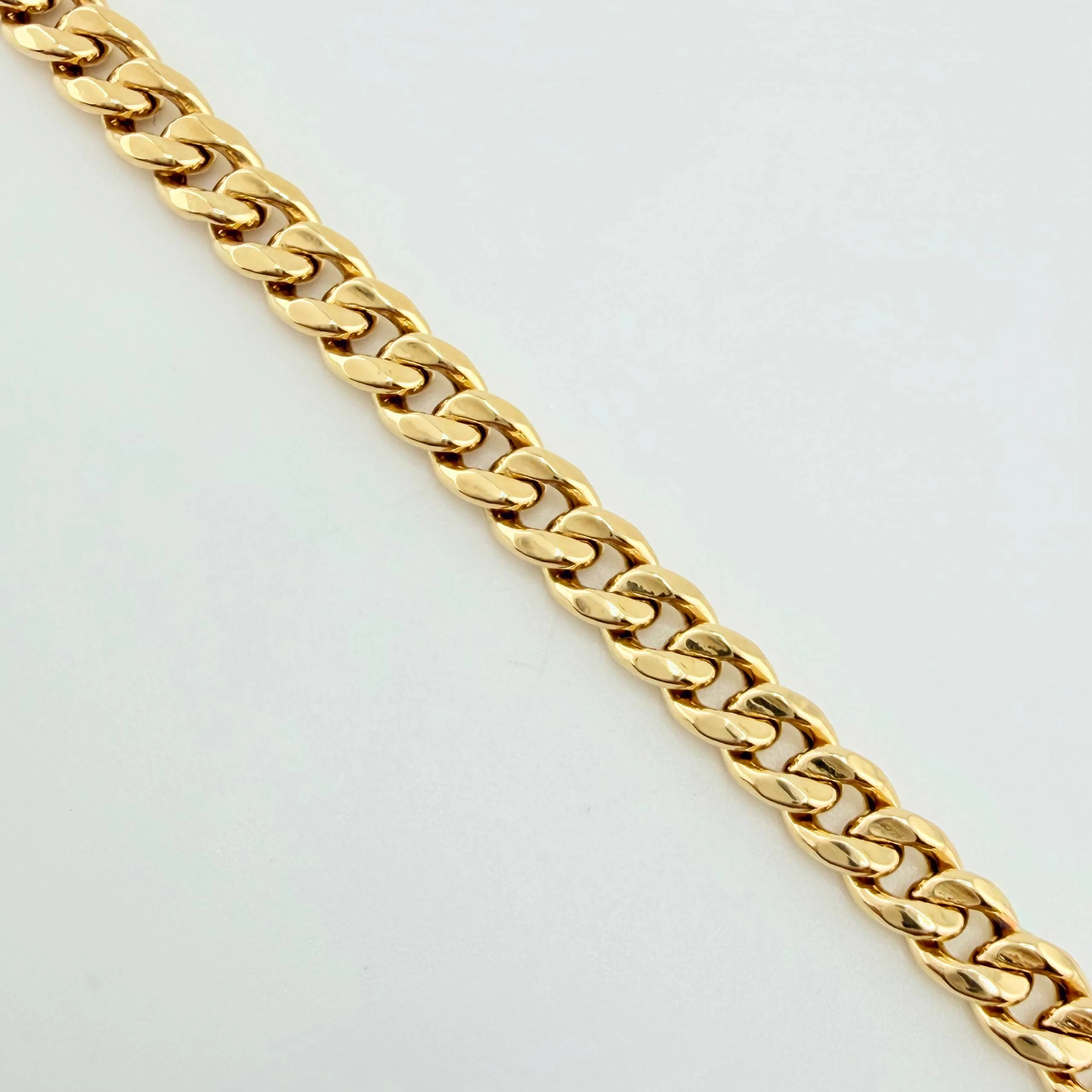 Cadena Cubana 9.4gr / 50cm / 4.5mm Oro Amarillo +1 18K * - Image 3
