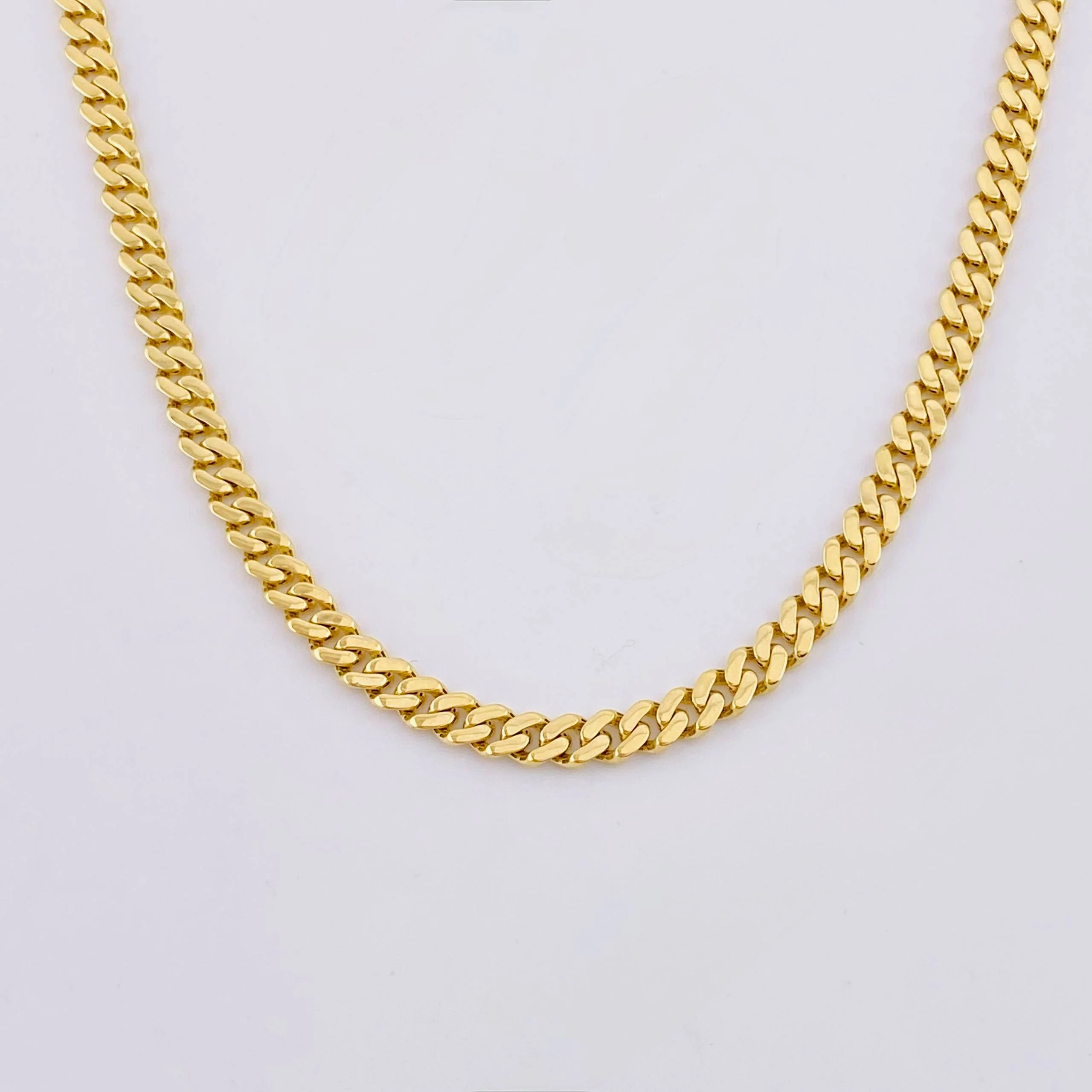 Cadena Cubana Monaco 15.45gr / 50cm / 5mm Oro Amarillo +4 18K ©