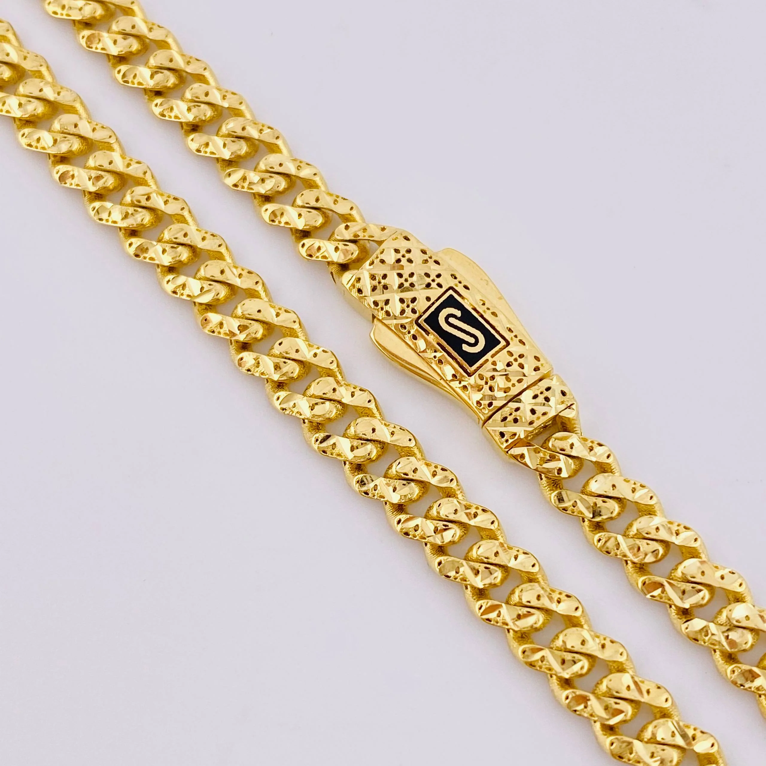 Cadena Cubana Monaco 20gr / 60cm / 5mm Oro Amarillo +4 18K © - Image 3