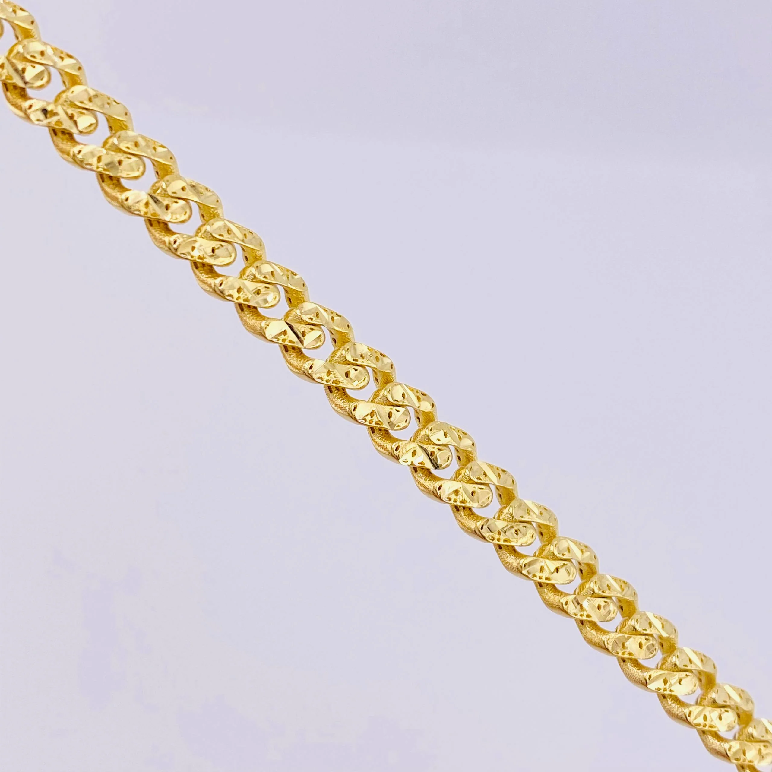 Cadena Cubana Monaco 20gr / 60cm / 5mm Oro Amarillo +4 18K © - Image 4
