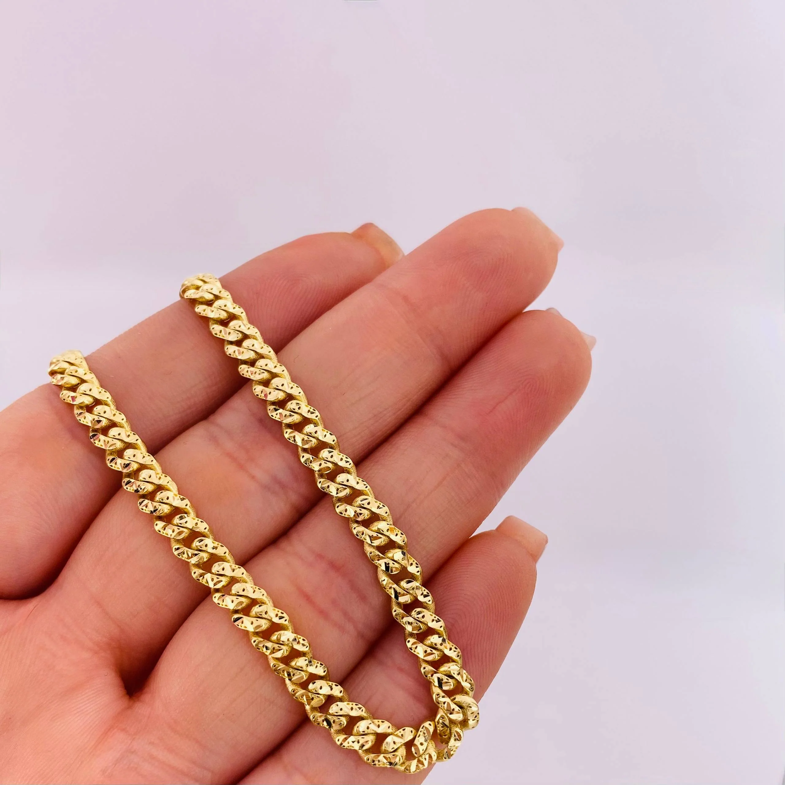 Cadena Cubana Monaco 20gr / 60cm / 5mm Oro Amarillo +4 18K © - Image 6