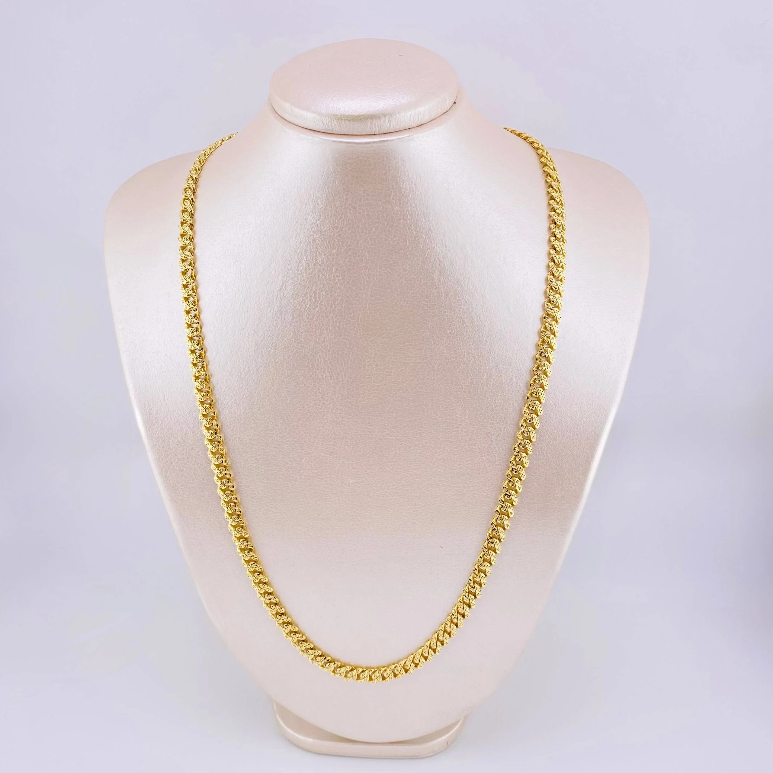 Cadena Cubana Monaco 24.7gr / 60cm / 6.5mm Oro Amarillo 18K - Image 5
