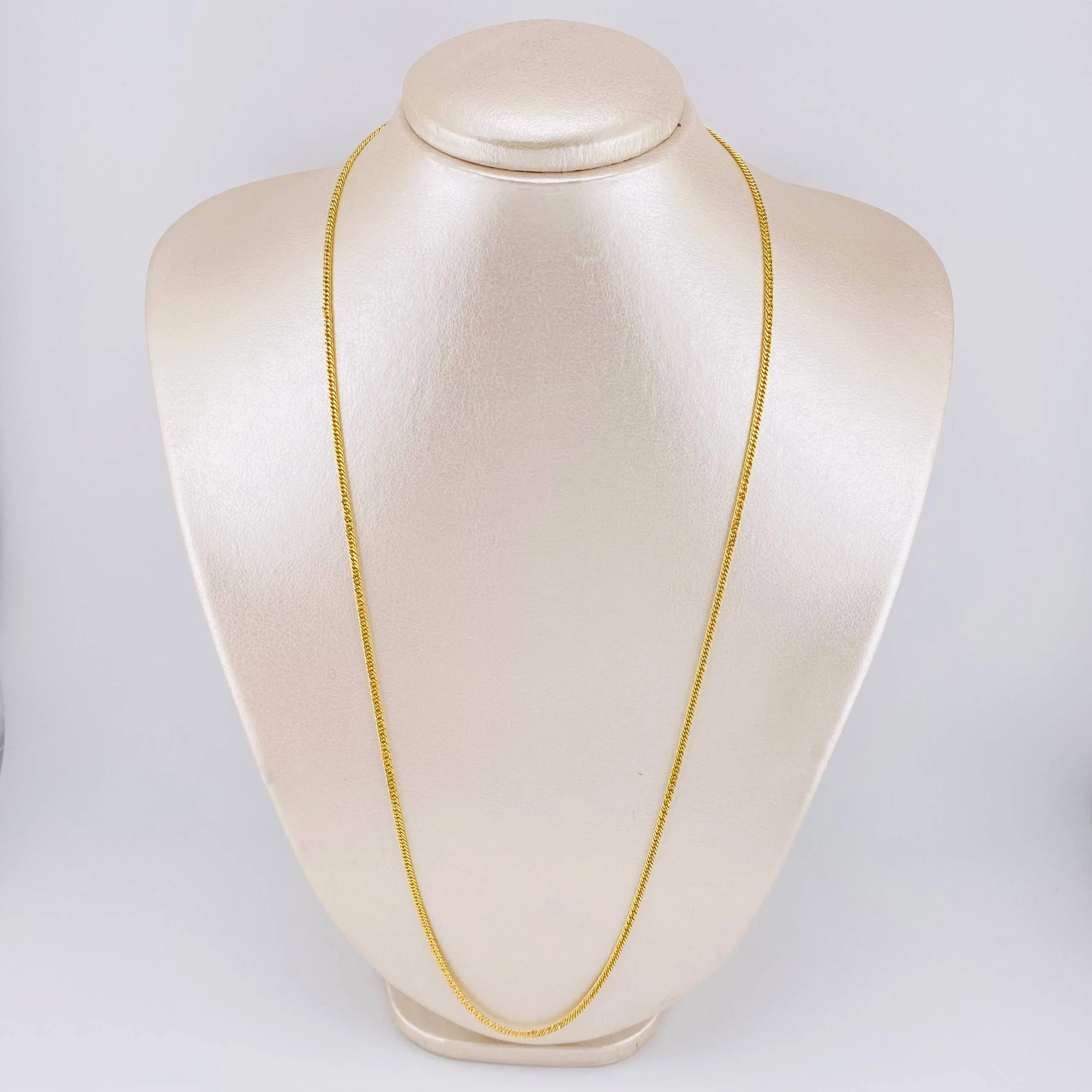 Cadena Cubana Reticulada 3.15gr / 60cm / 2.05mm Oro Amarillo +3 18K - Image 6