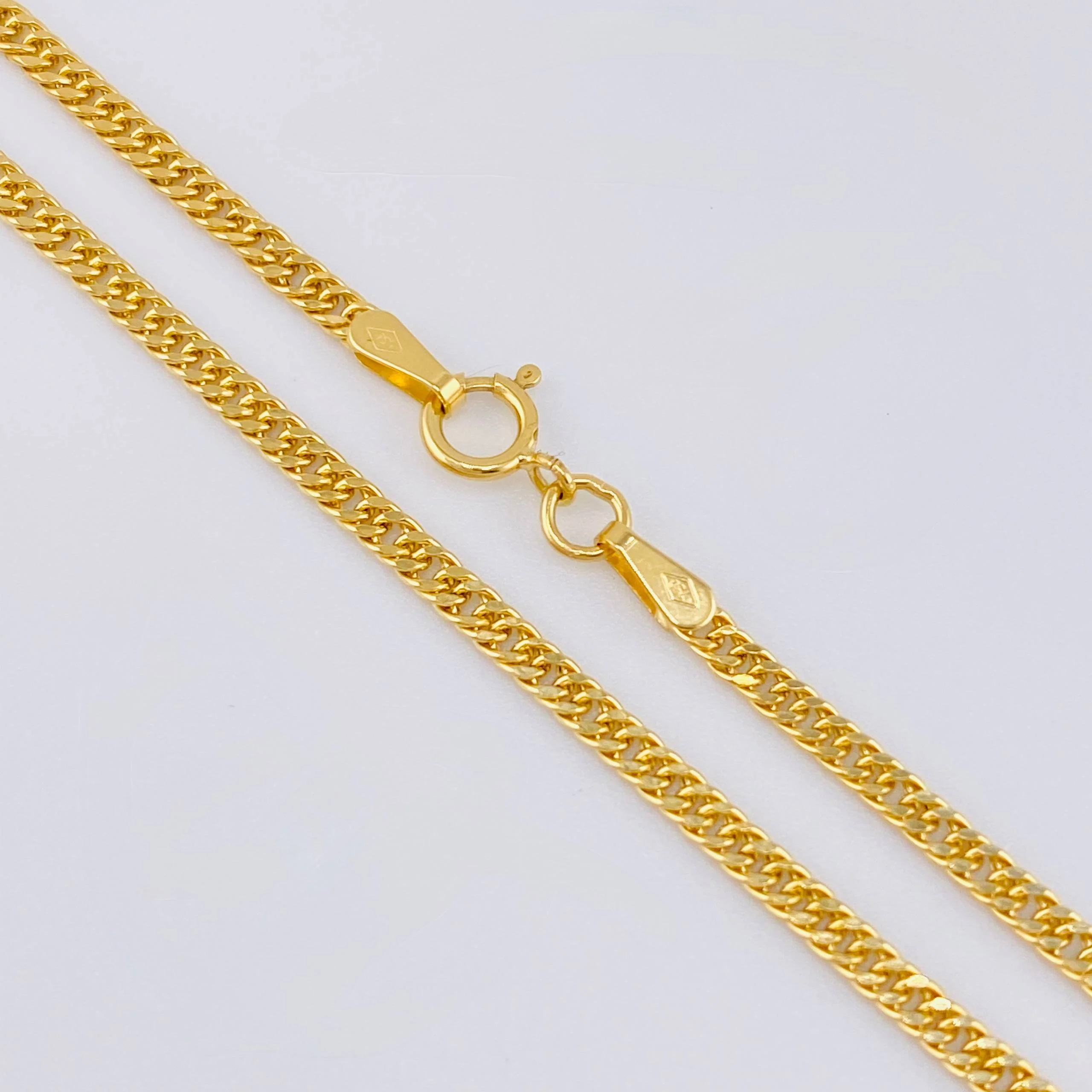 Cadena Cubana Reticulada 3.25gr / 60cm / 2.05mm Oro Amarillo +3 18K - Image 4