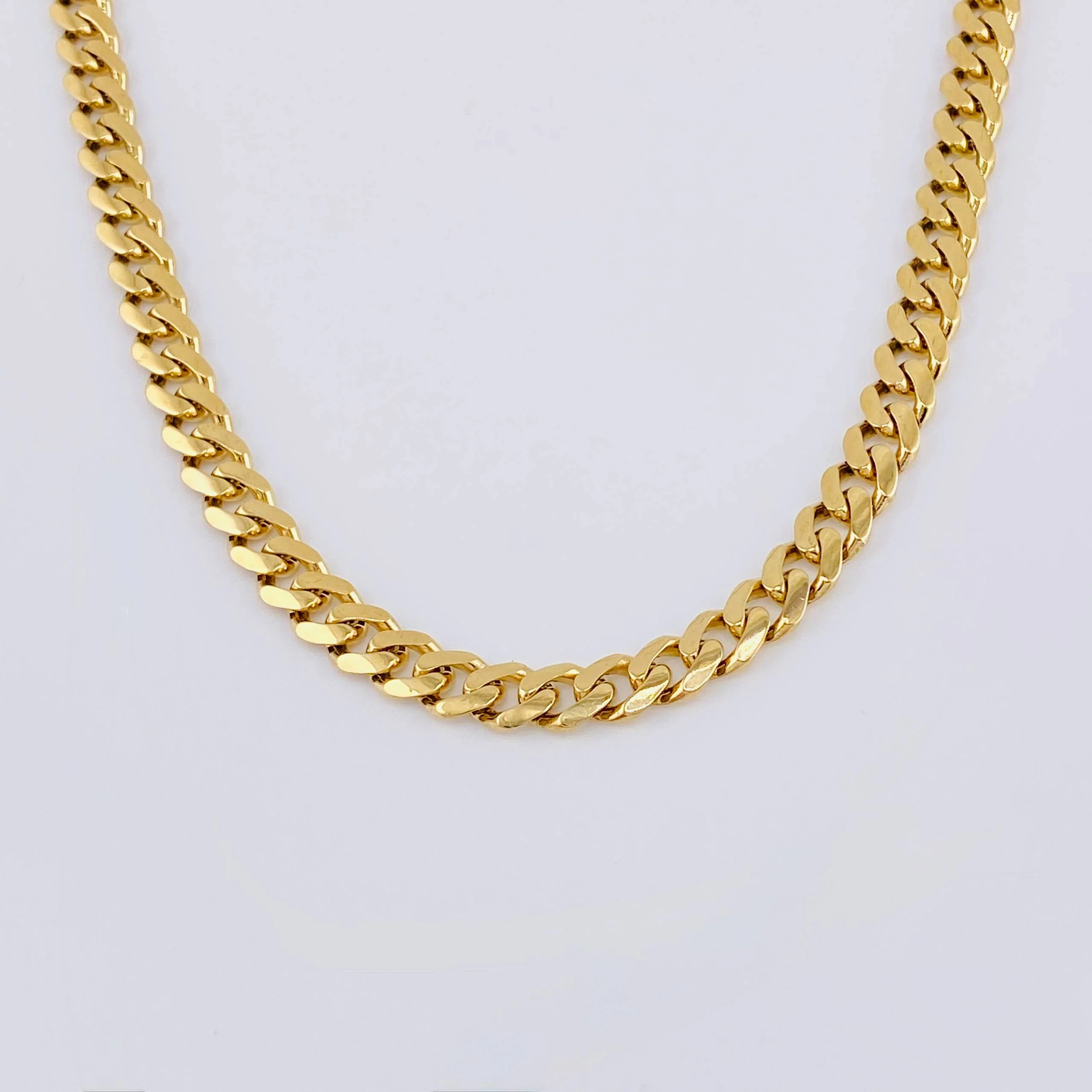 Cadena Cubana 31.3gr / 60cm / 6.8mm Oro Amarillo +1 18K *