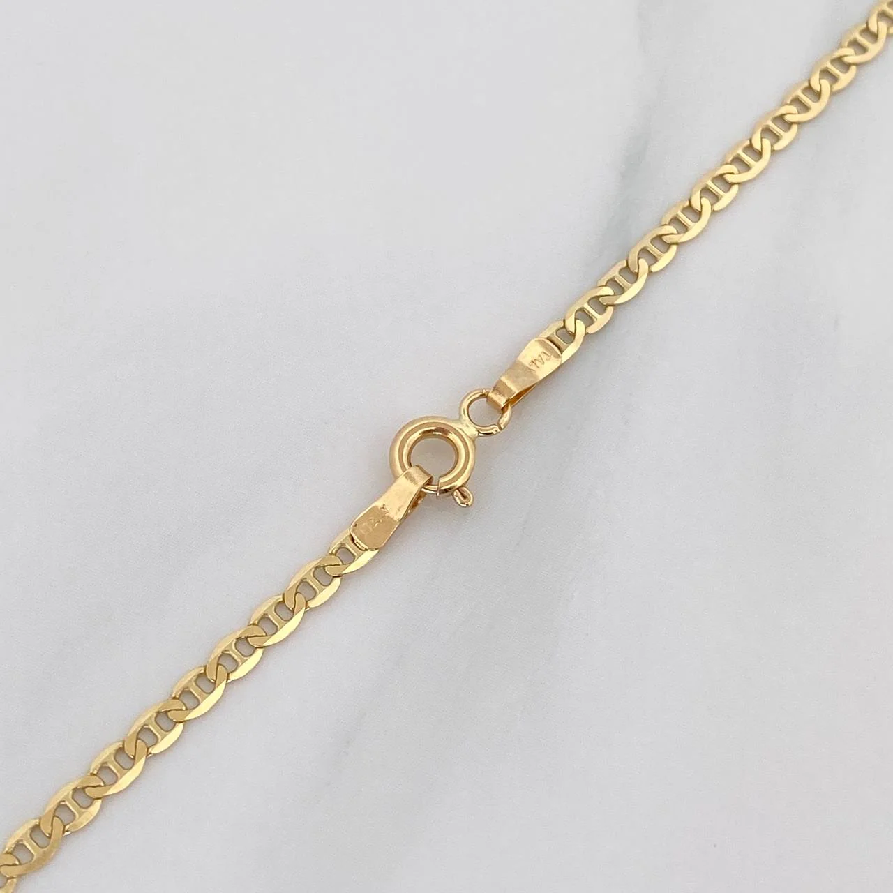Cadena Esaclera 5.5 g / 60 cm / 2.2 mm Oro Amarillo 18K - Image 3