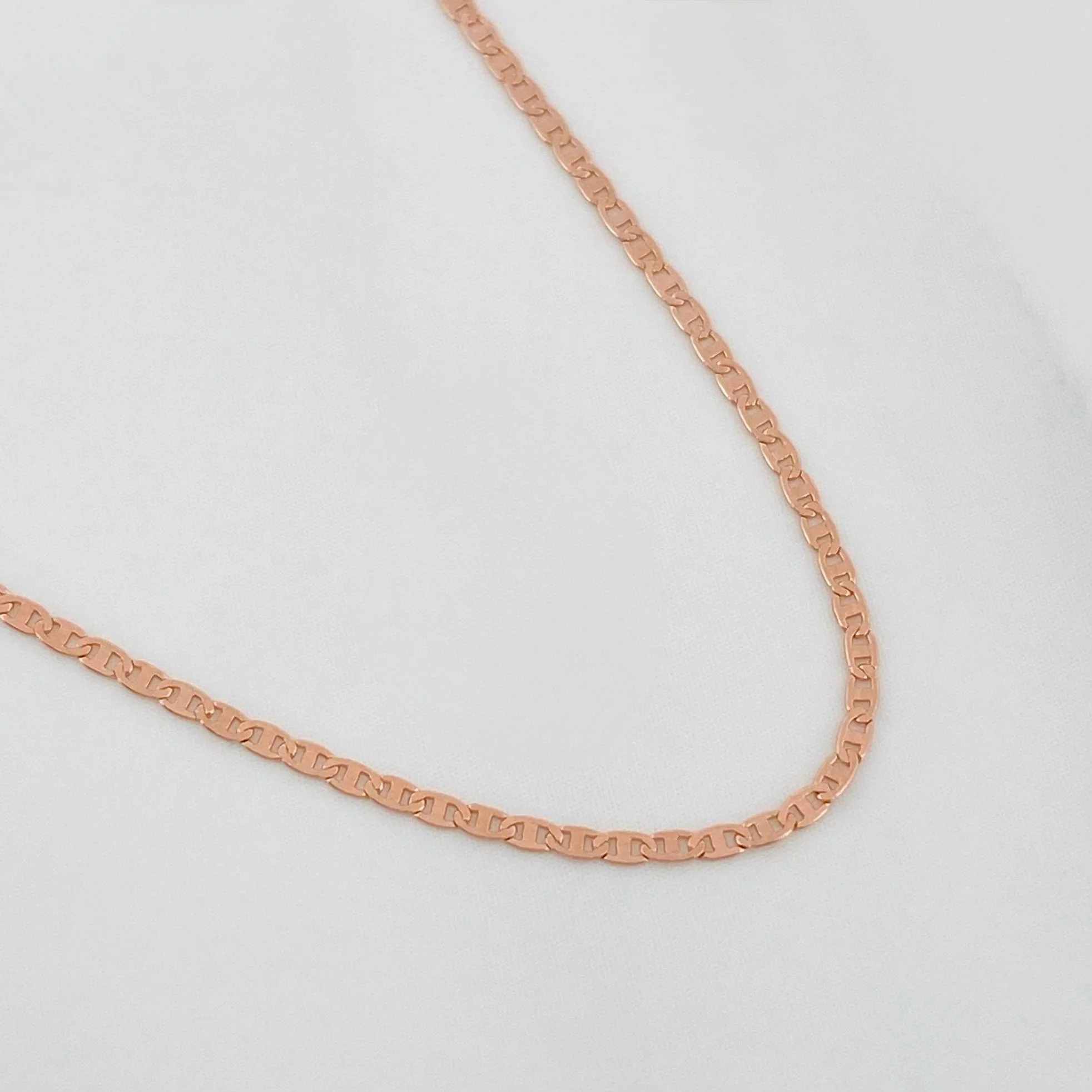 Cadena Escalera 1.1 g / 40 cm / 1 mm Oro Rosa 18K - Image 2