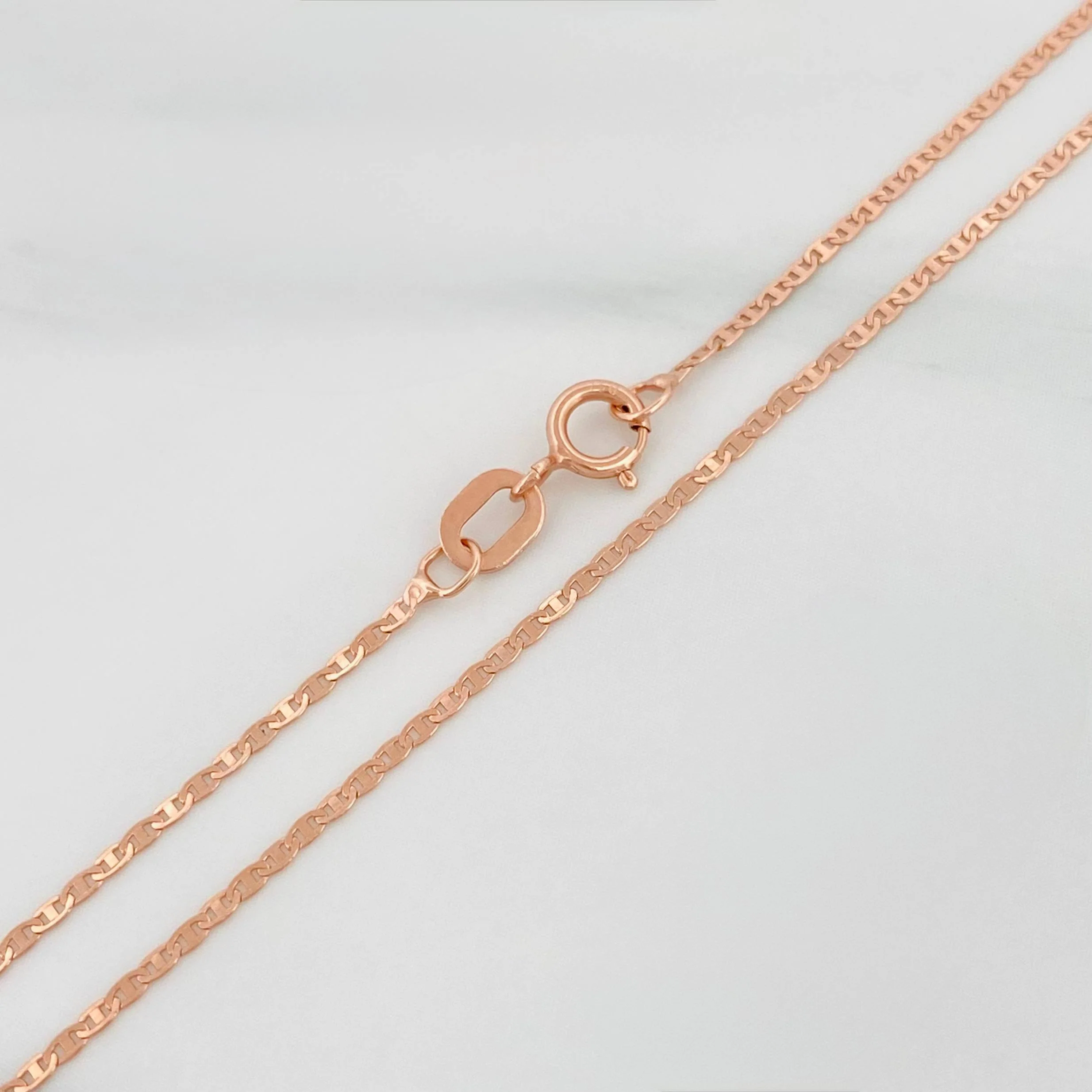 Cadena Escalera 1.1 g / 40 cm / 1 mm Oro Rosa 18K - Image 3