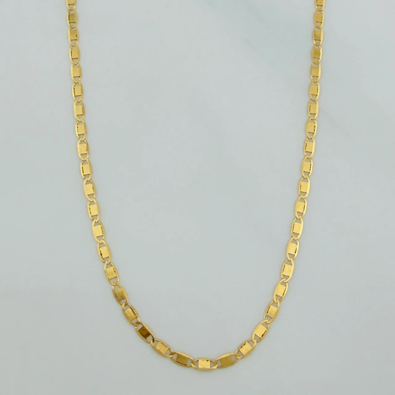 Cadena Escalera 1.75 g / 50 cm / 1.4 mm Oro Amarillo 18K