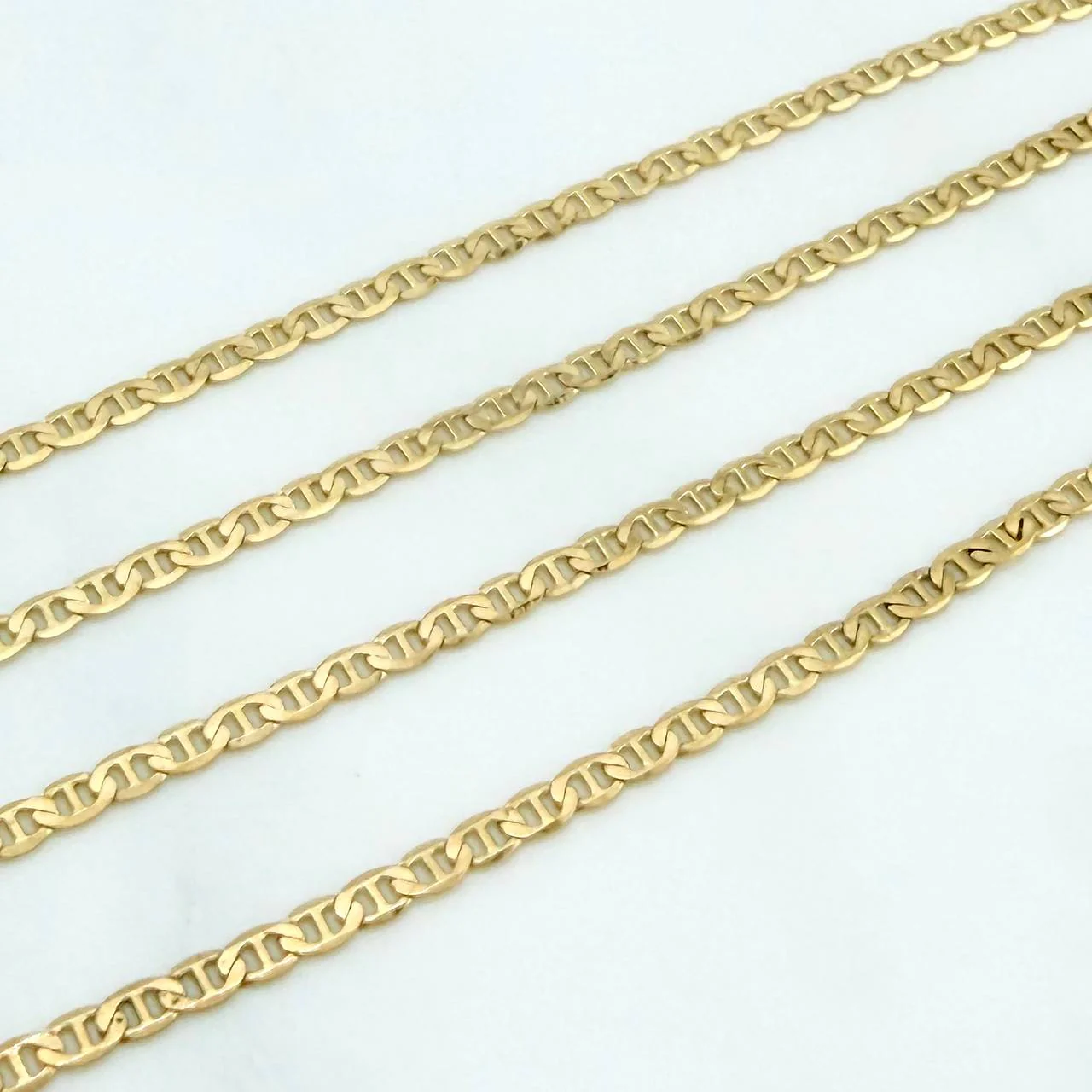 Cadena Escalera 2.4 g / 60 cm / 1 mm Oro Amarillo 18K - Image 3