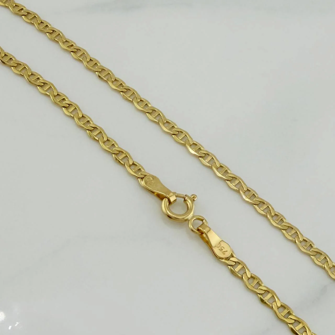 Cadena Escalera 3.35 g / 60 cm / 1 mm Oro Amarillo 18K - Image 4