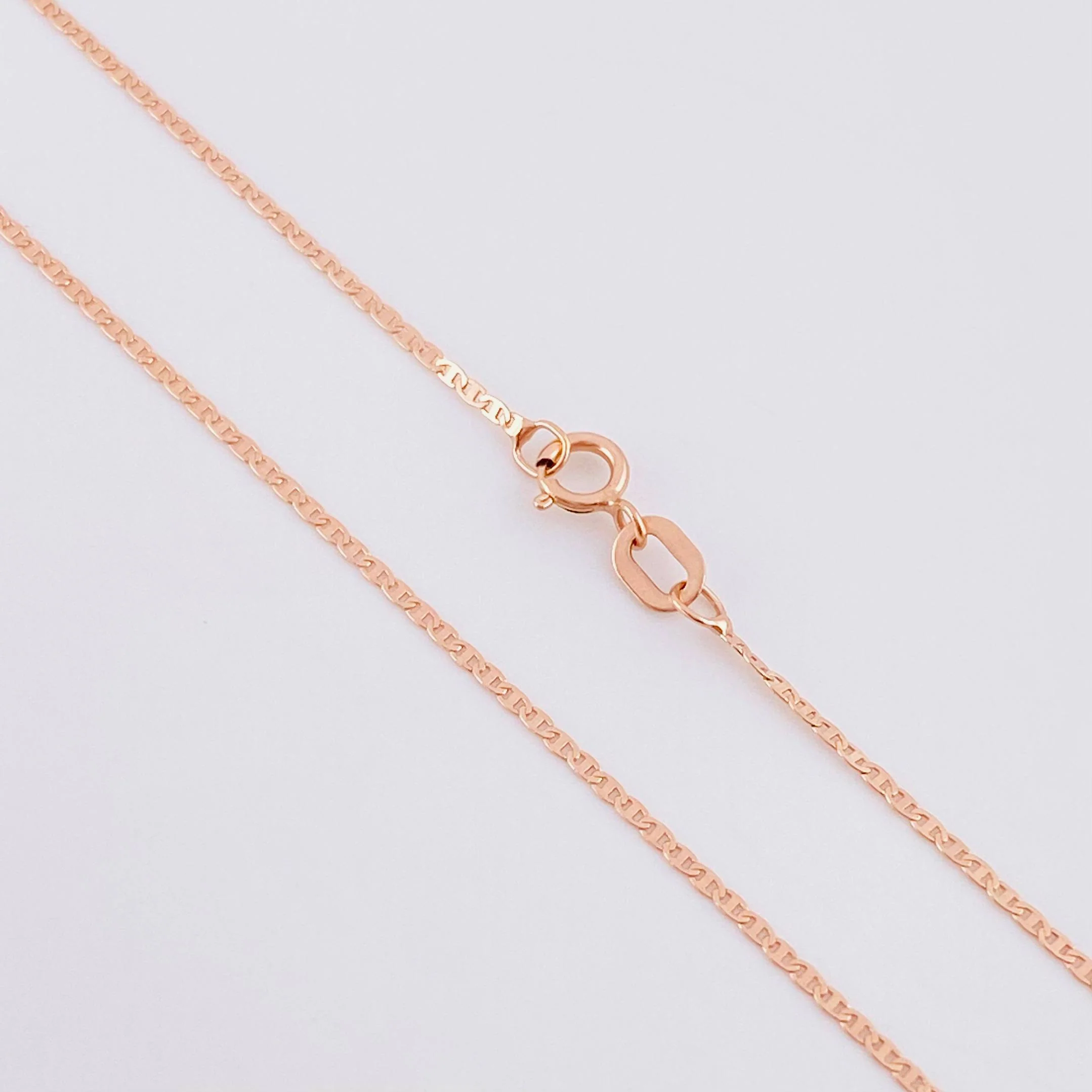 Cadena Escalera Plana 1.05 g / 40.3 cm / 1 mm Oro Rosa 18K - Image 4