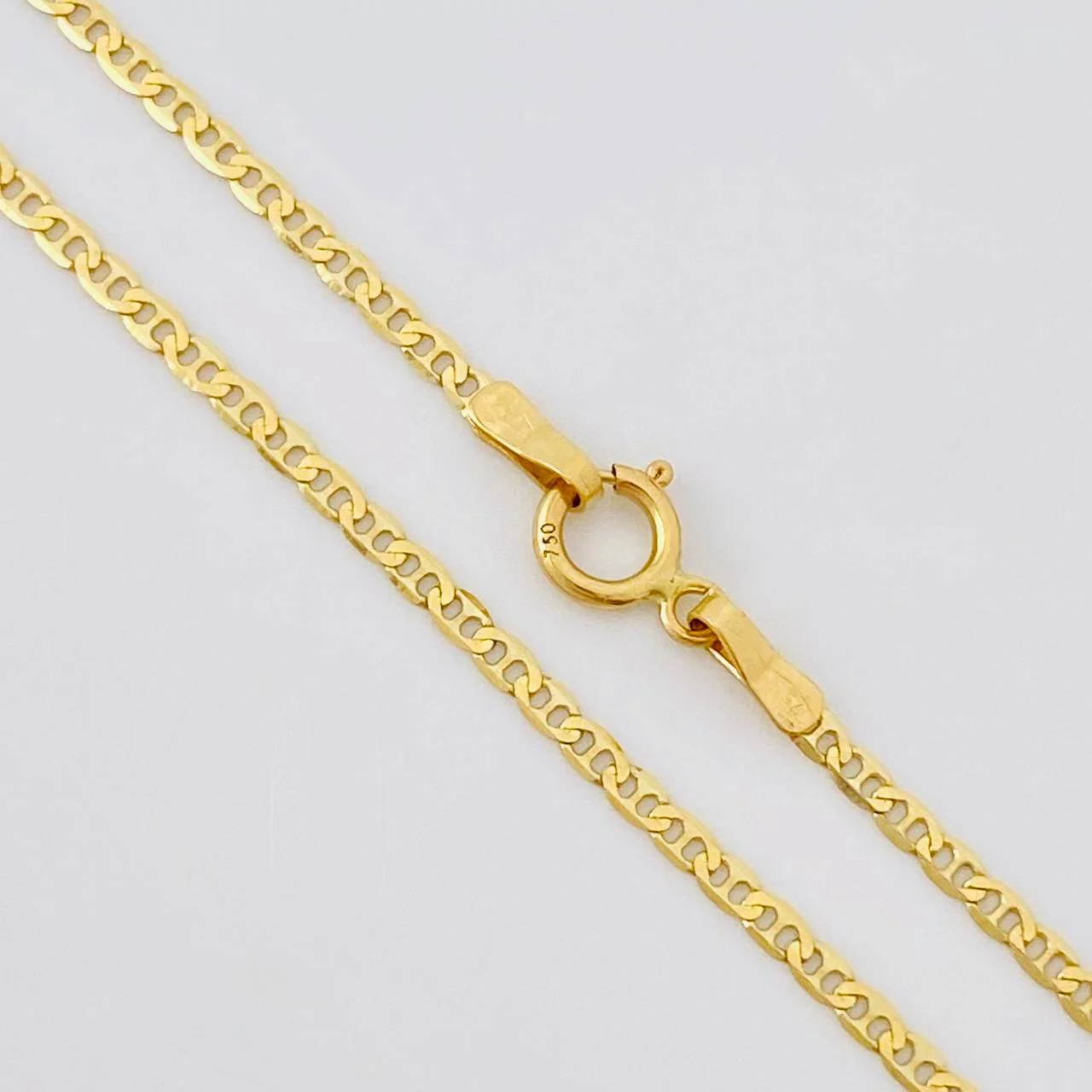 Cadena Escalera Plana 2 g / 50 cm / 1.4 mm Oro Amarillo 18K - Image 5
