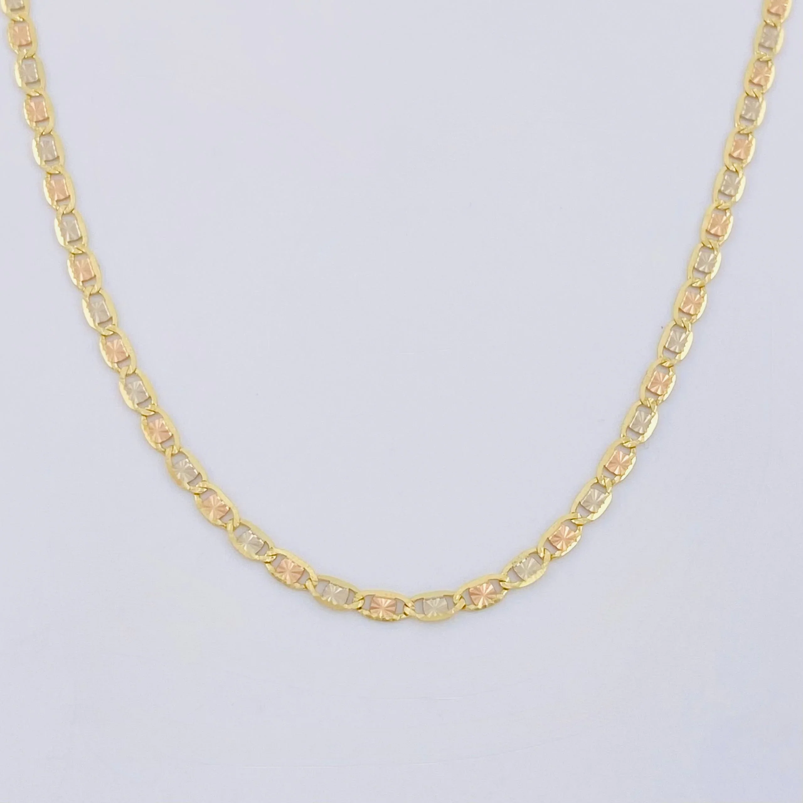 Cadena Escalera Plana 4.1 g / 45.5 cm / 2.15 mm Tres Oros 18K