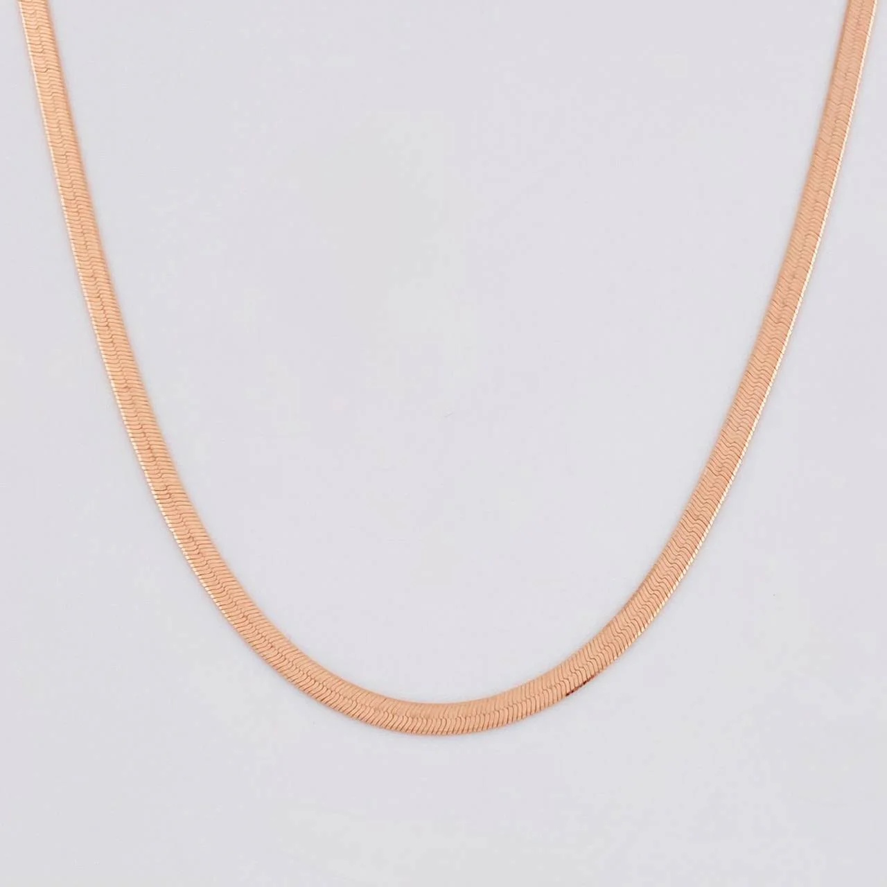 Cadena Espejo 3.5 g / 45.2 cm / 2 mm Oro Rosa 18K