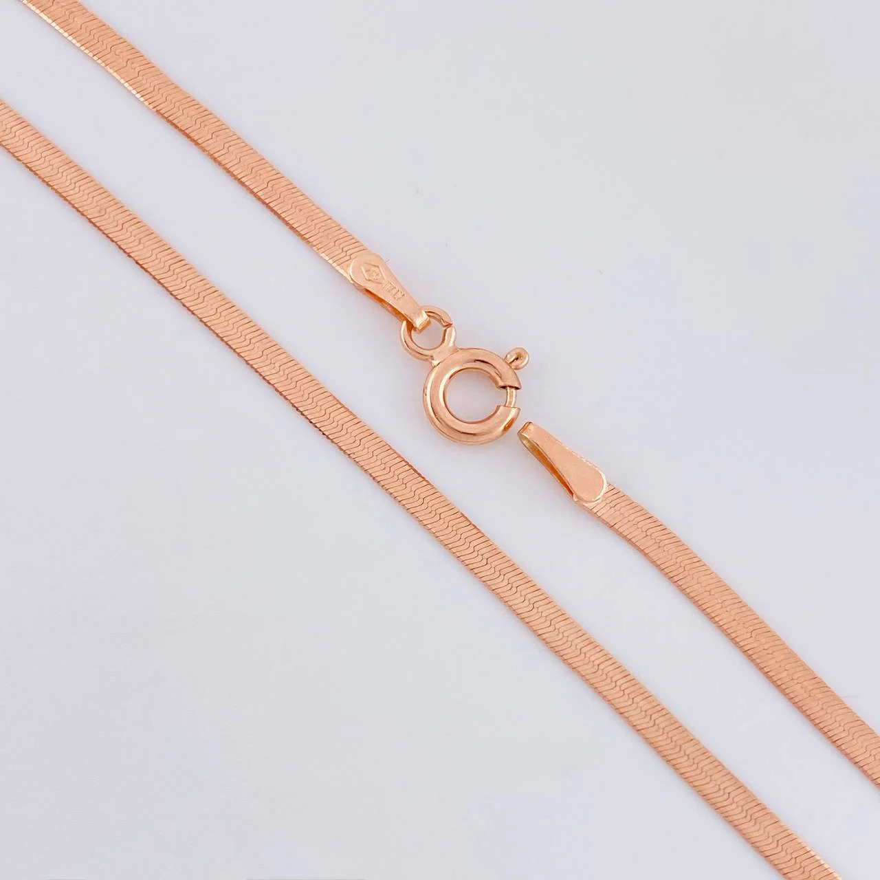 Cadena Espejo 3.5 g / 45.2 cm / 2 mm Oro Rosa 18K (Oferta) - Image 3