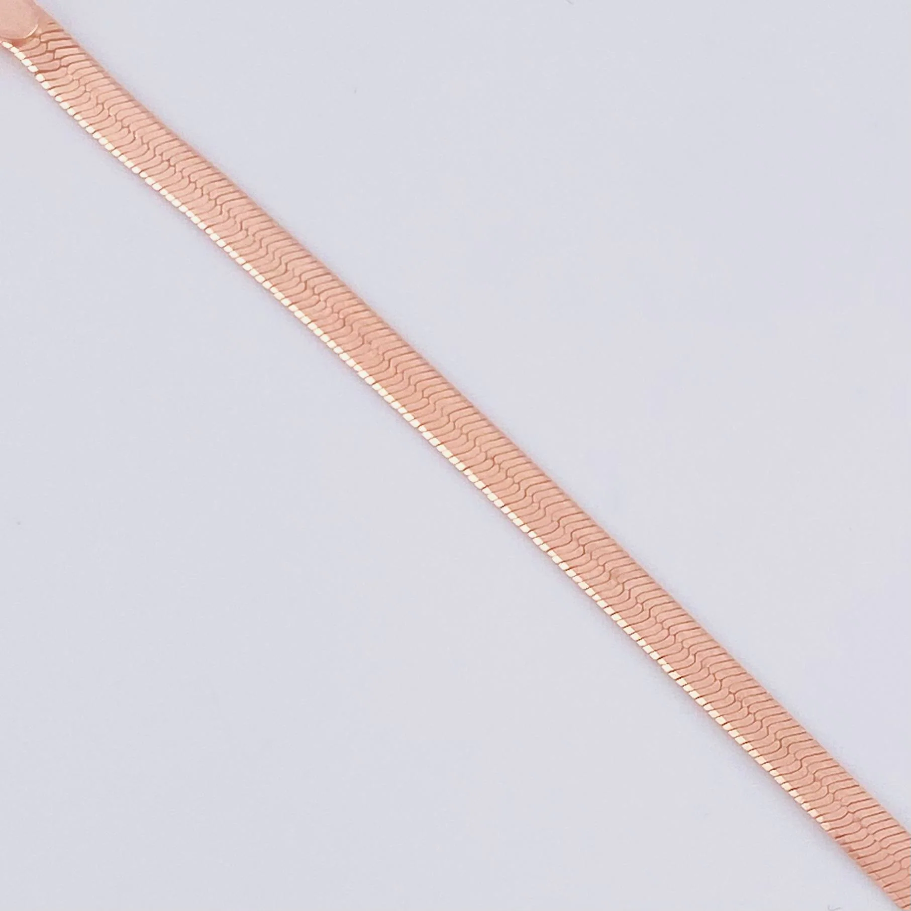 Cadena Espejo 3.5 g / 45.2 cm / 2 mm Oro Rosa 18K (Oferta) - Image 6
