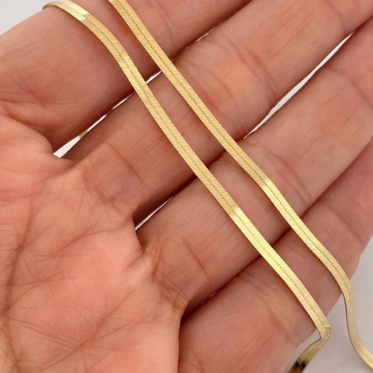 Cadena Espejo 4.6gr / 40cm / 2.05mm Oro Amarillo +3 18K % - Image 3