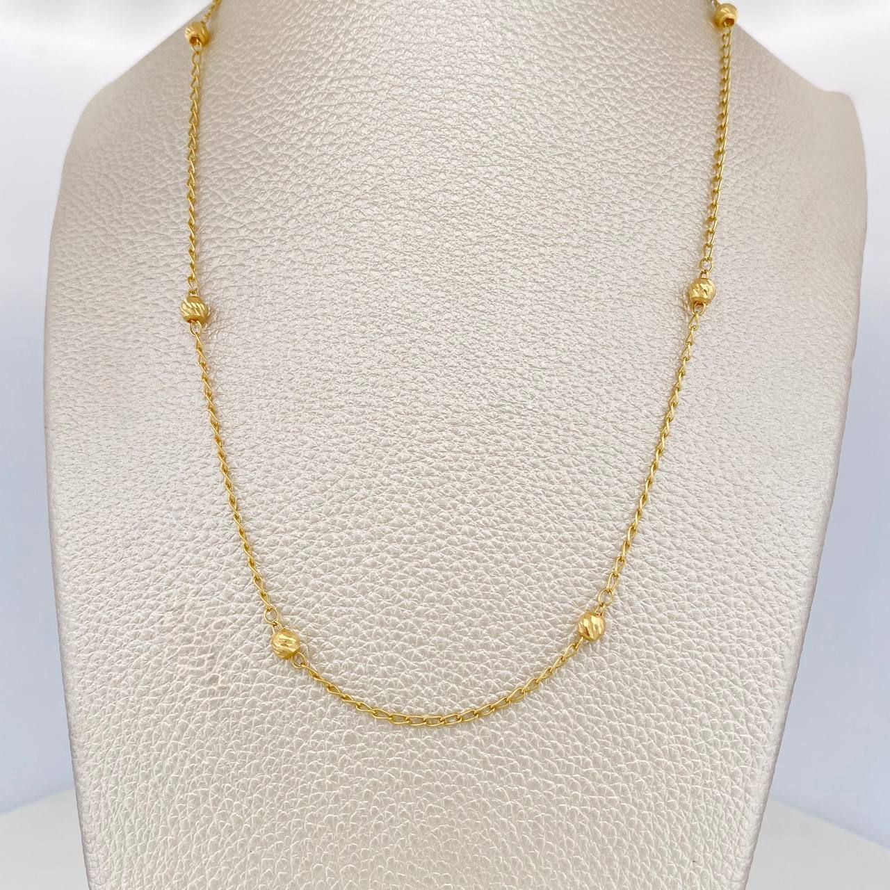 Cadena Espiga 2.75 g / 43 cm / 0.6 mm Oro Amarillo 18K - Image 5