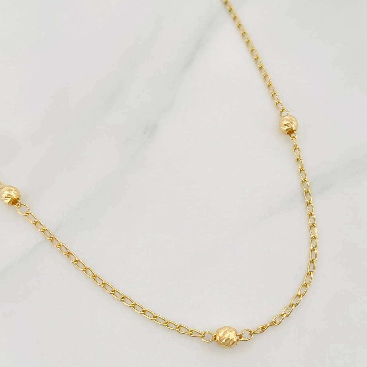 Cadena Espiga 3 g / 46 cm / 4 mm Oro Amarillo 18K - Image 2